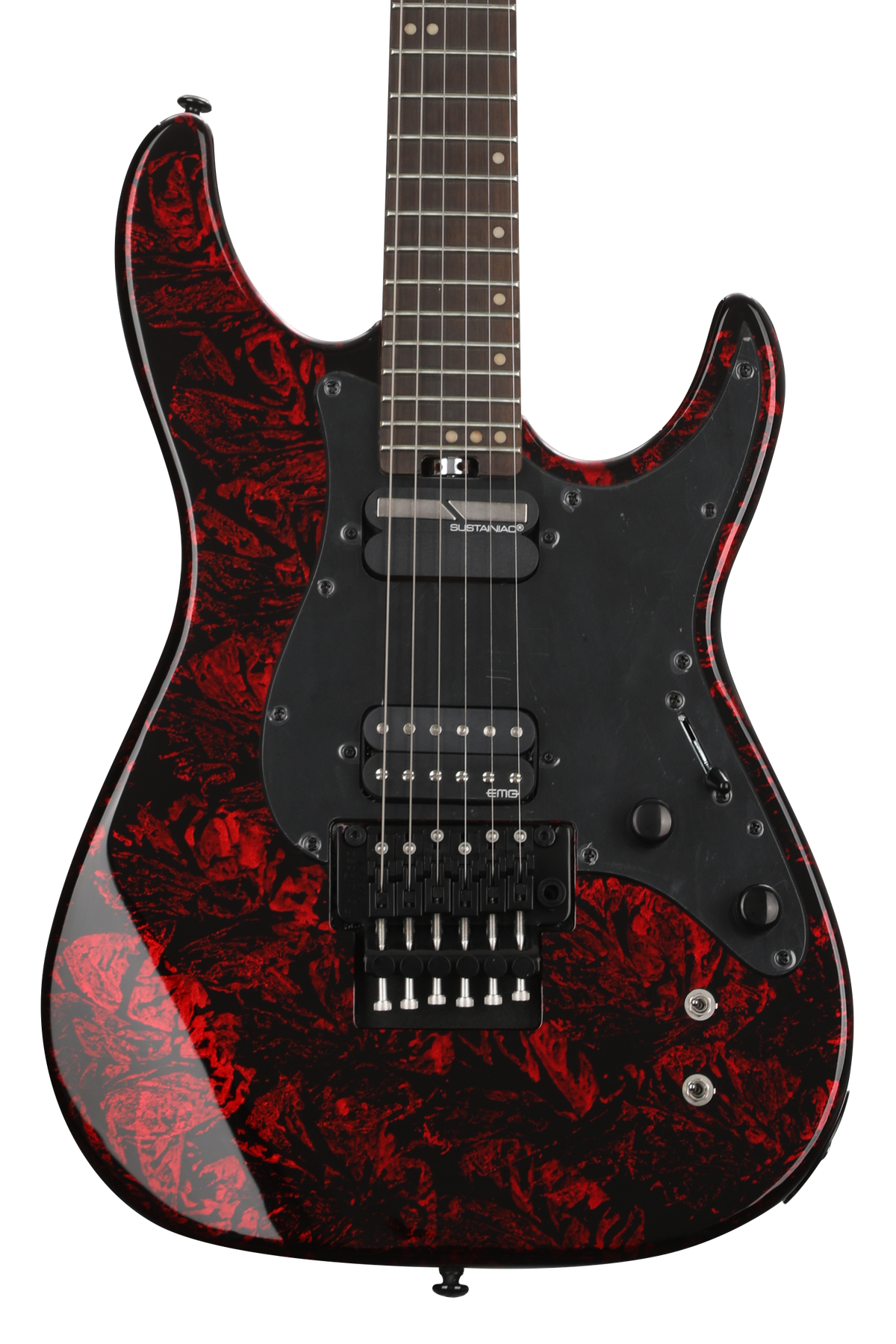 Schecter Sun Valley Super Shredder FR-S Electric Guitar - Red Reign |  Sweetwater