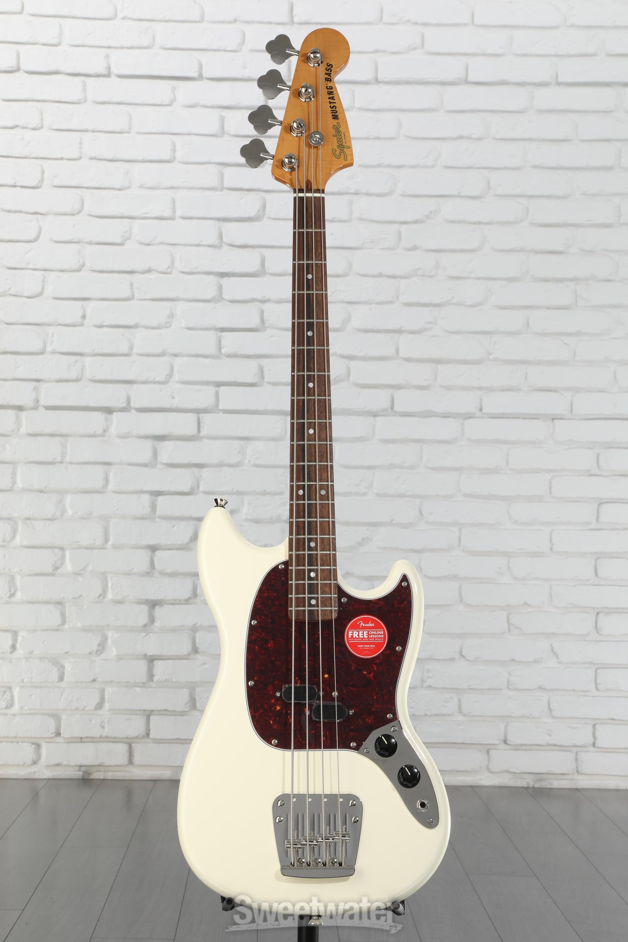 ベース Squier Classic Vibe 60s Mustang Bass Squier Classic Vibe '60s Mustang Bass - Olympic White