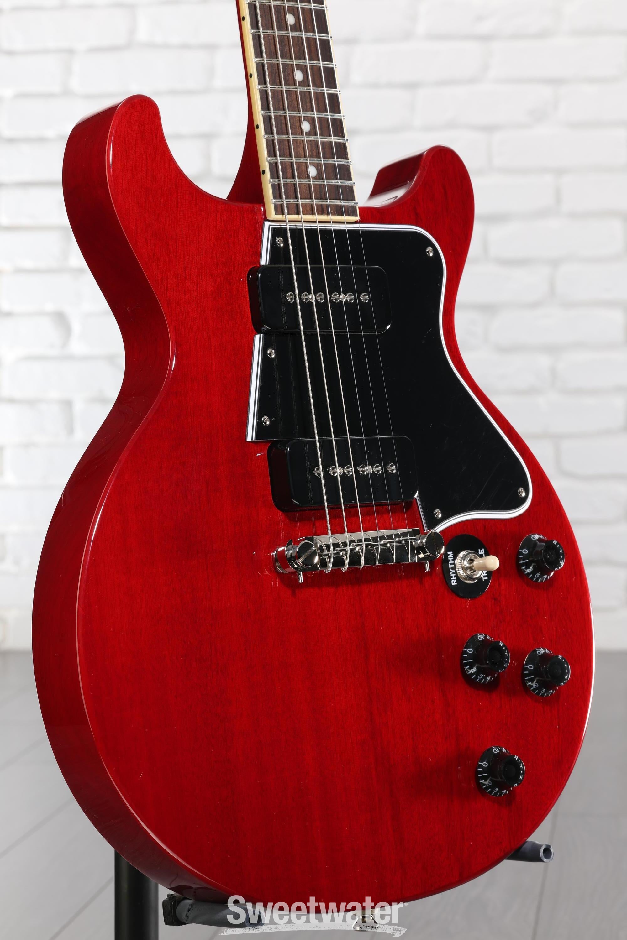 Photo of Epiphone Les Paul Special Double Cut - Cherry Red