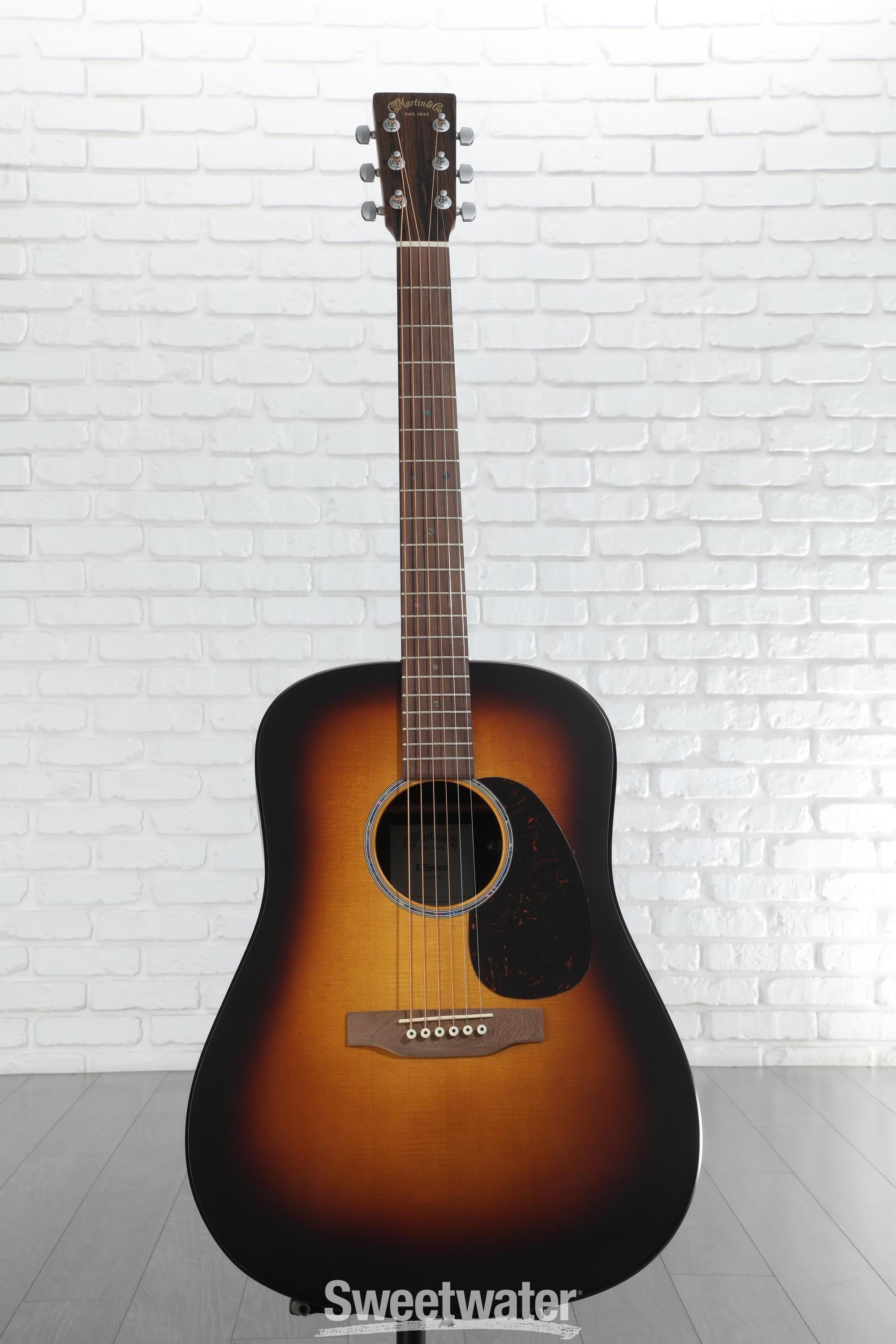 Martin D-X2E Dreadnought Acoustic-electric Guitar - Ziricote