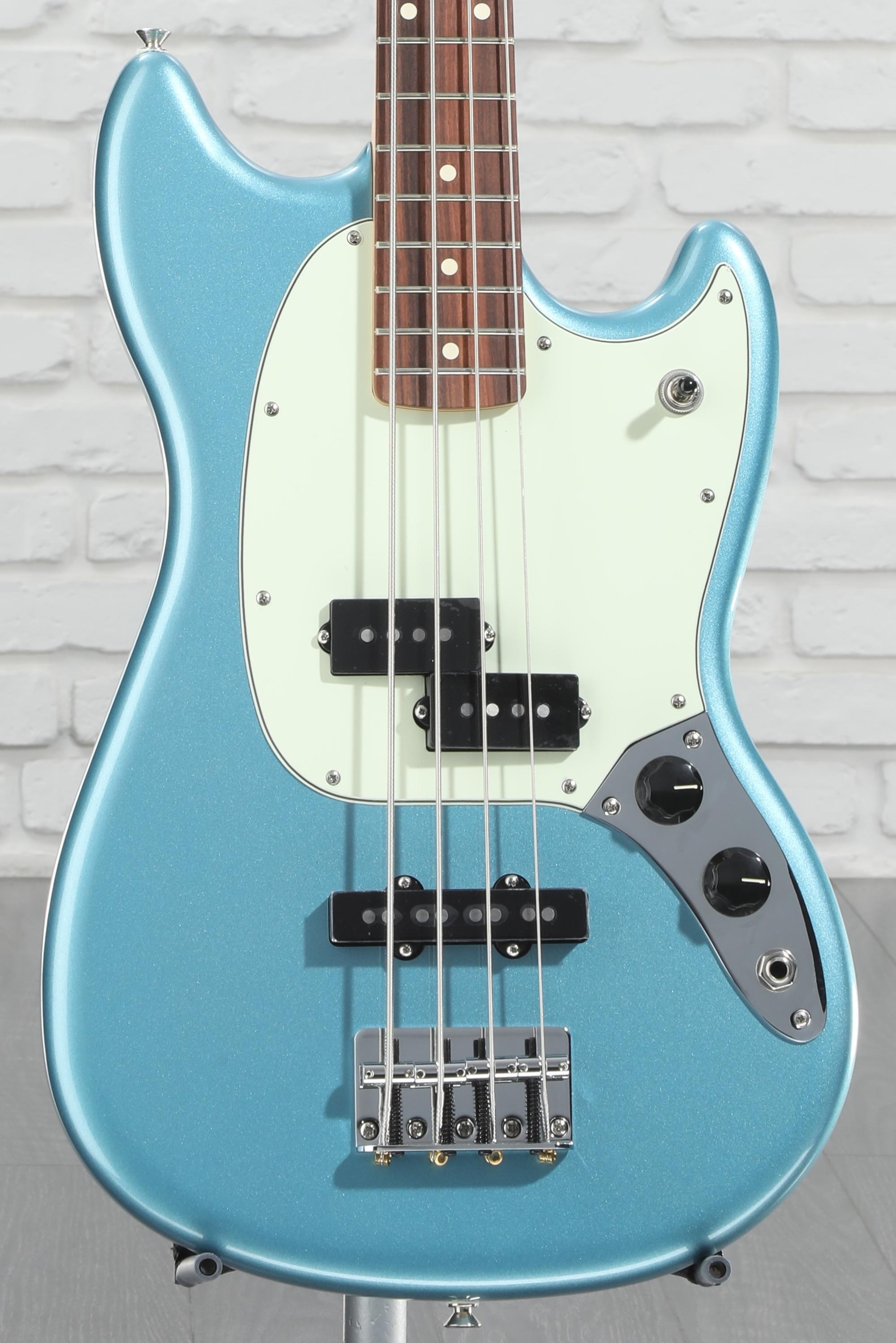 Fender Special Edition Mustang PJ Bass - Tidepool with Pau