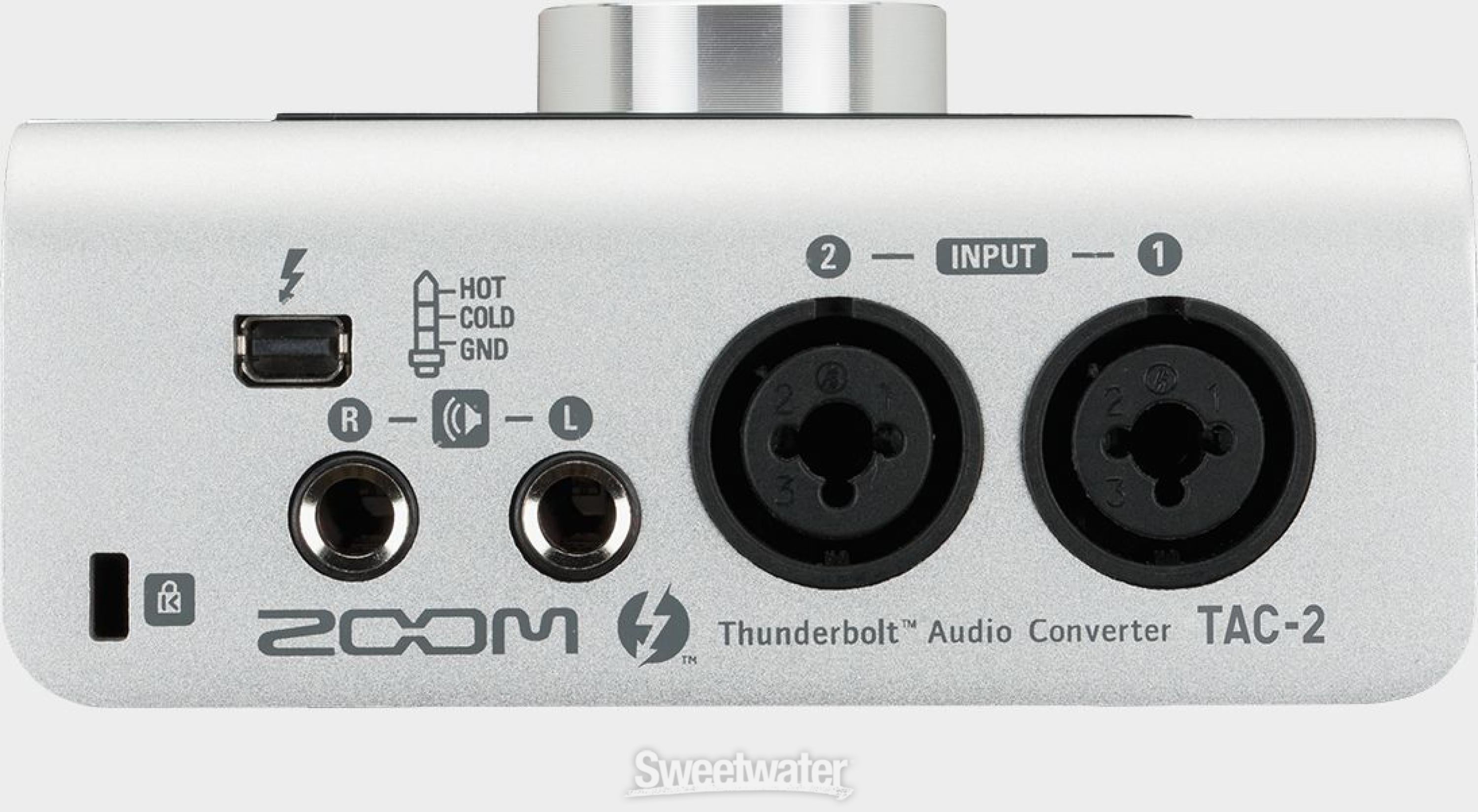 Zoom TAC-2 2x2 Thunderbolt Audio Interface Reviews | Sweetwater