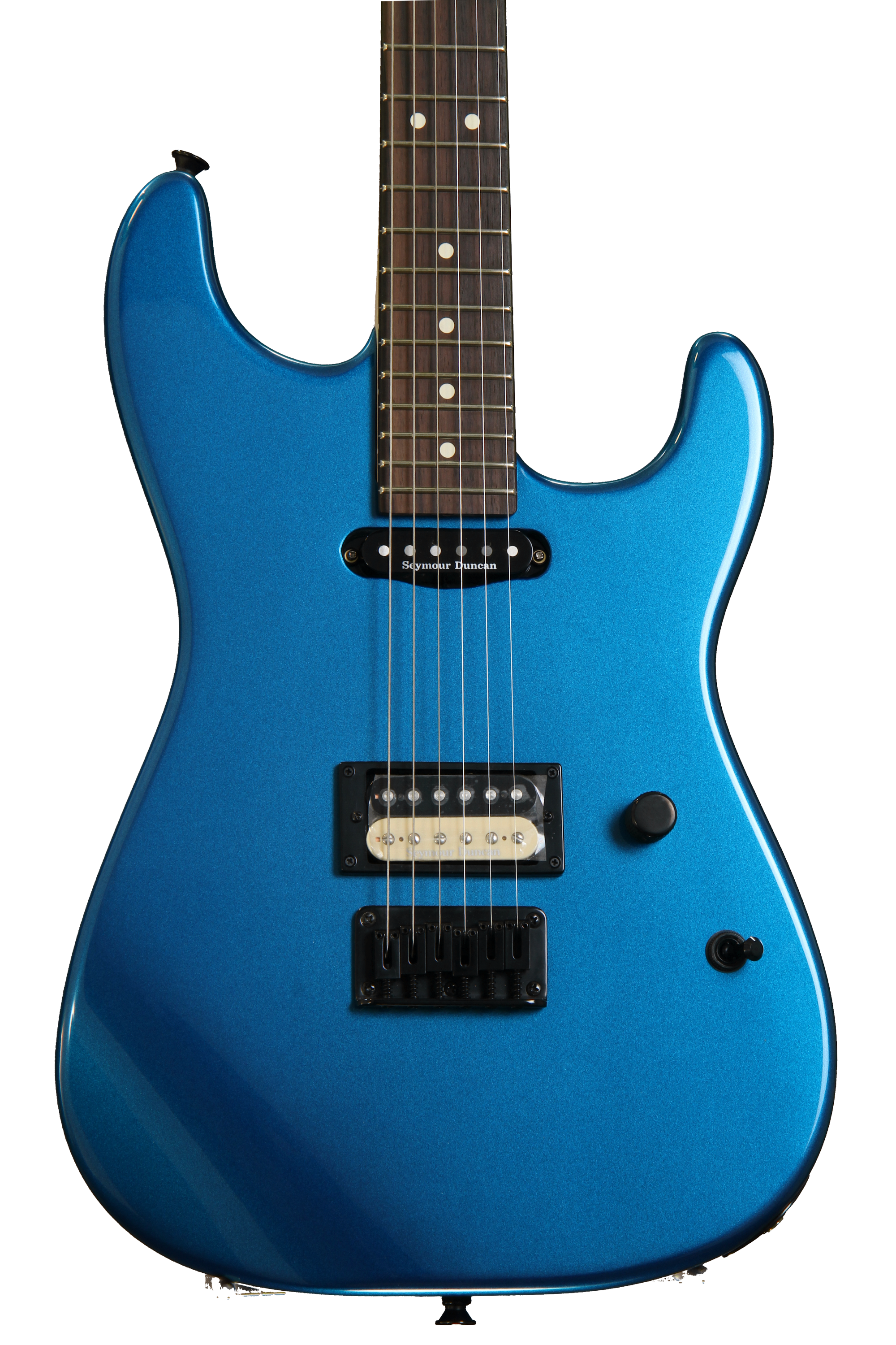 Charvel San Dimas Style 1HS Hard Tail - Candy Apple Blue | Sweetwater