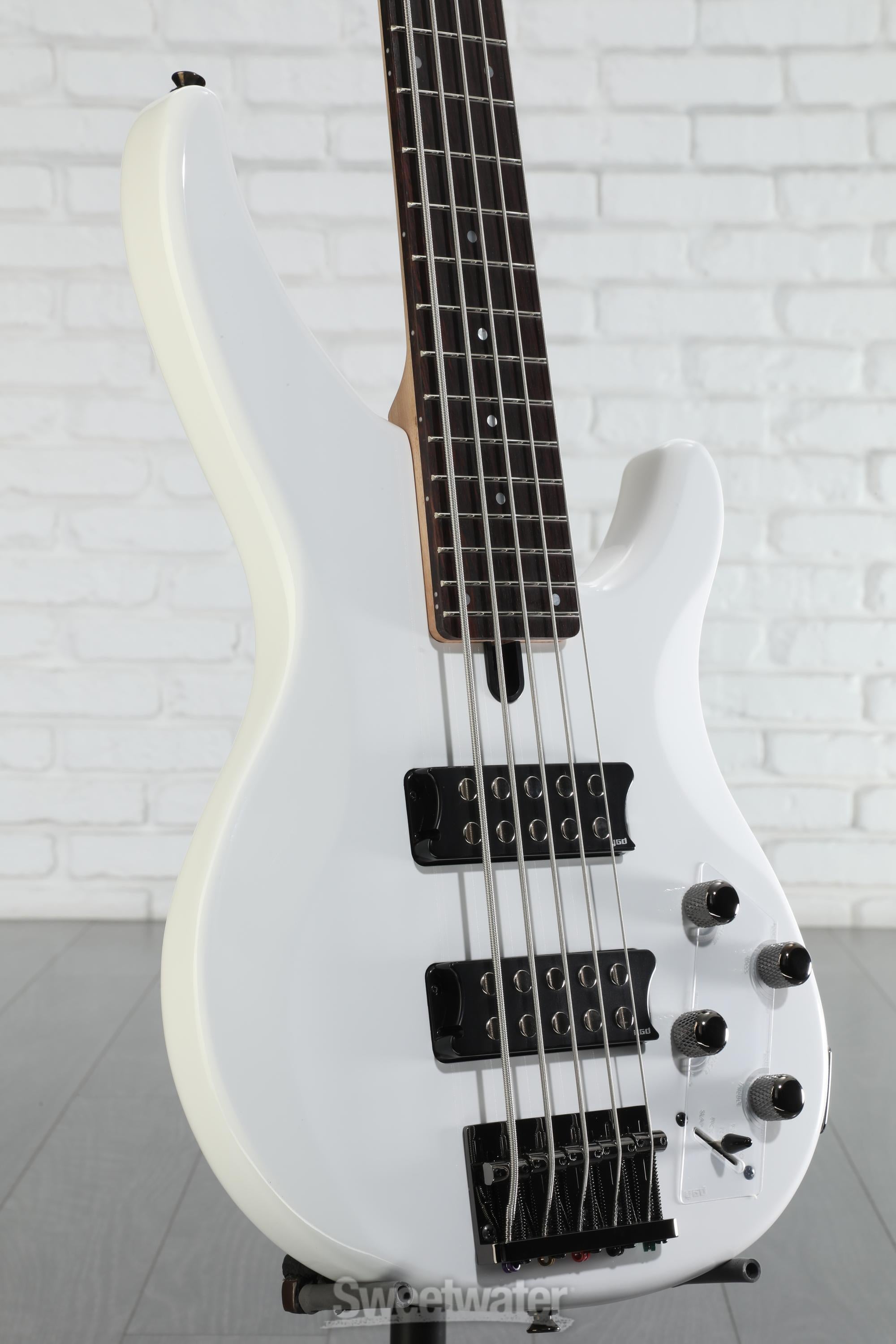 Yamaha TRBX305 5-string Bass Guitar - White | Sweetwater