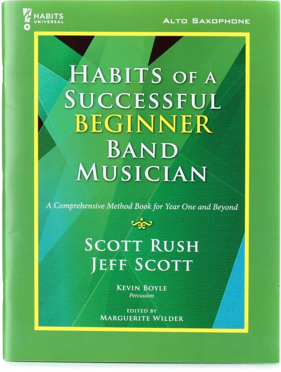GIA Publications Habits Of A Successful Beginner Band Musician Book - Alto Saxophone