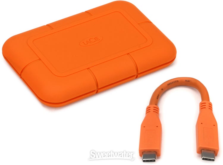 LaCie Rugged SSD 500GB USB-C Solid State Drive Sweetwater