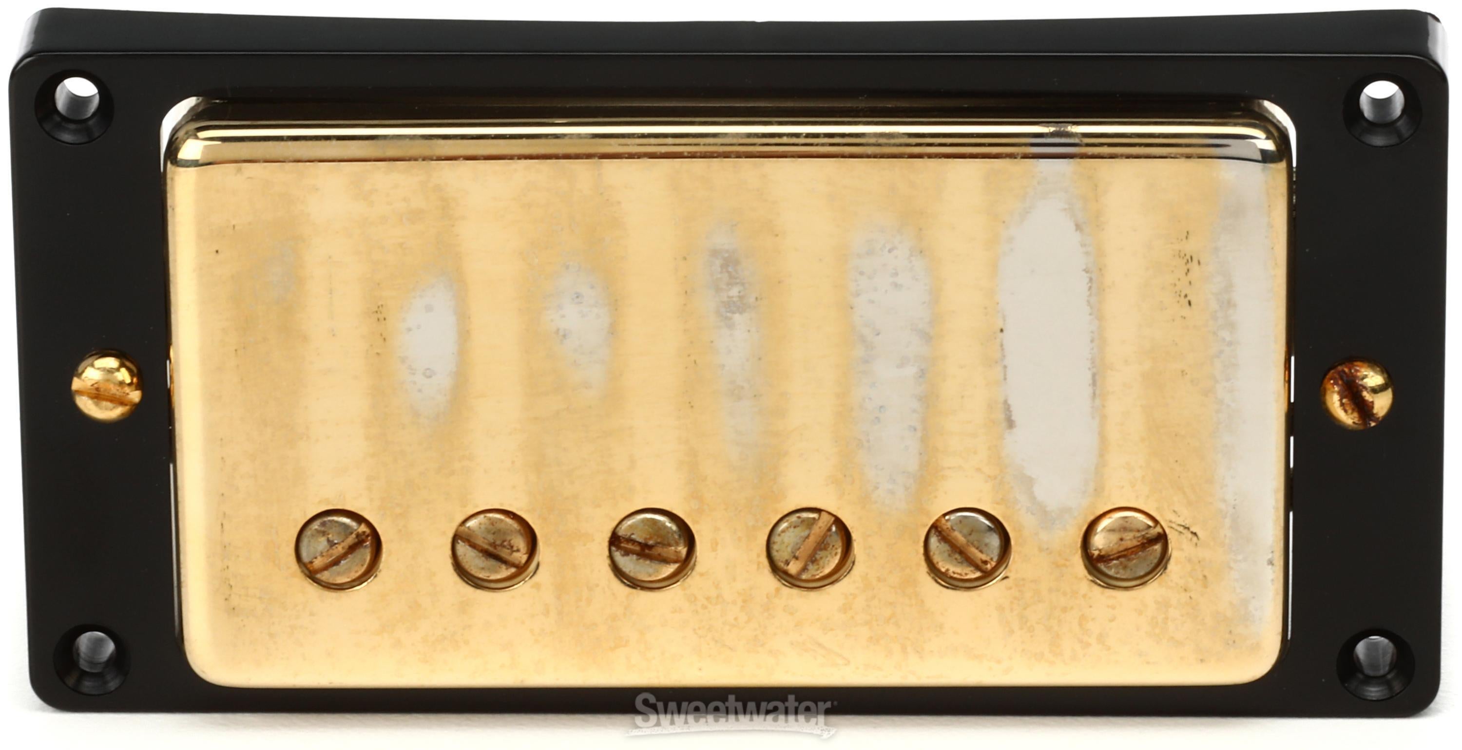 Antiquity Bridge Humbucker Pickup - Aged Gold Cover - Sweetwater