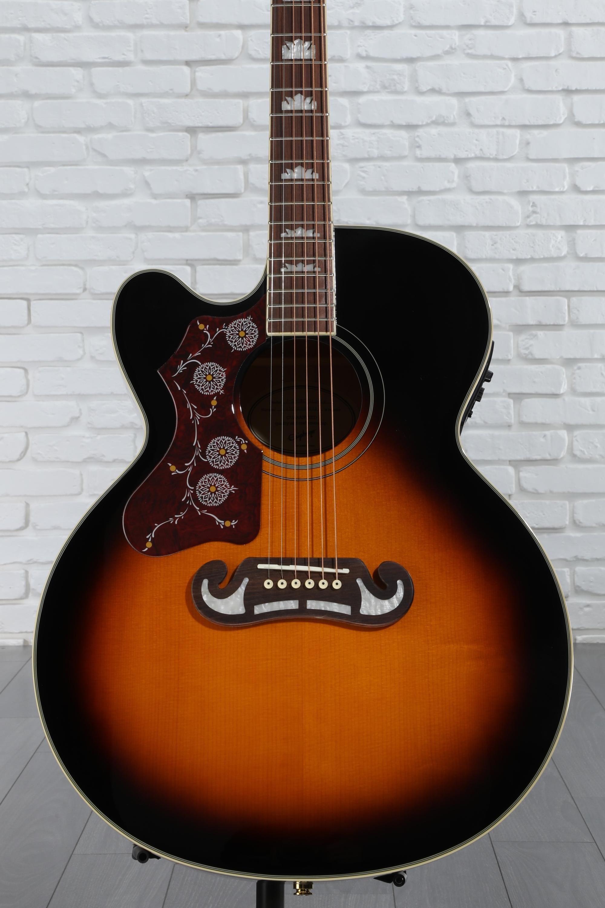 自信あり Epiphone EJ-200 ビンテージナチュラル Epiphone EJ-200 - Natural | Sweetwater