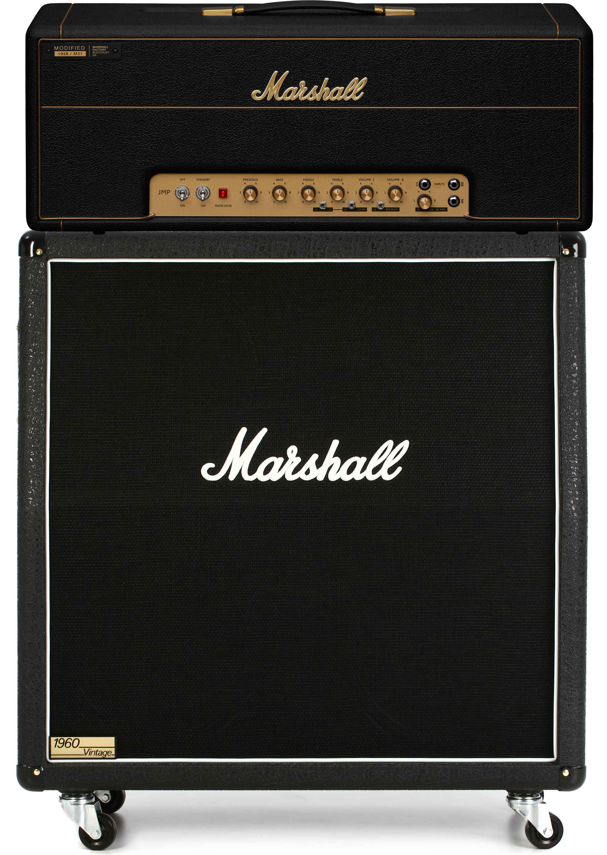 Marshall 1959 Modified 100-watt Tube Head with 1960AV 280-watt