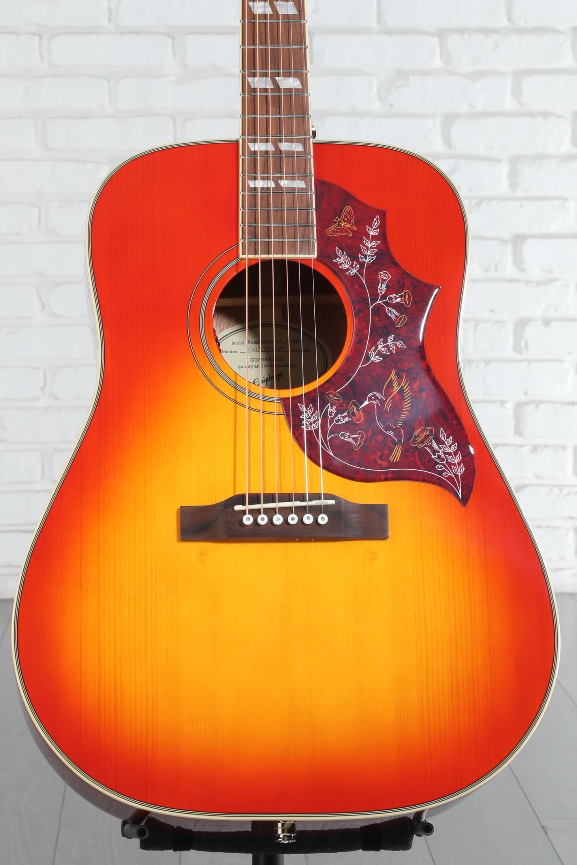 Epiphone Hummingbird Studio Acoustic-Electric Guitar - Faded