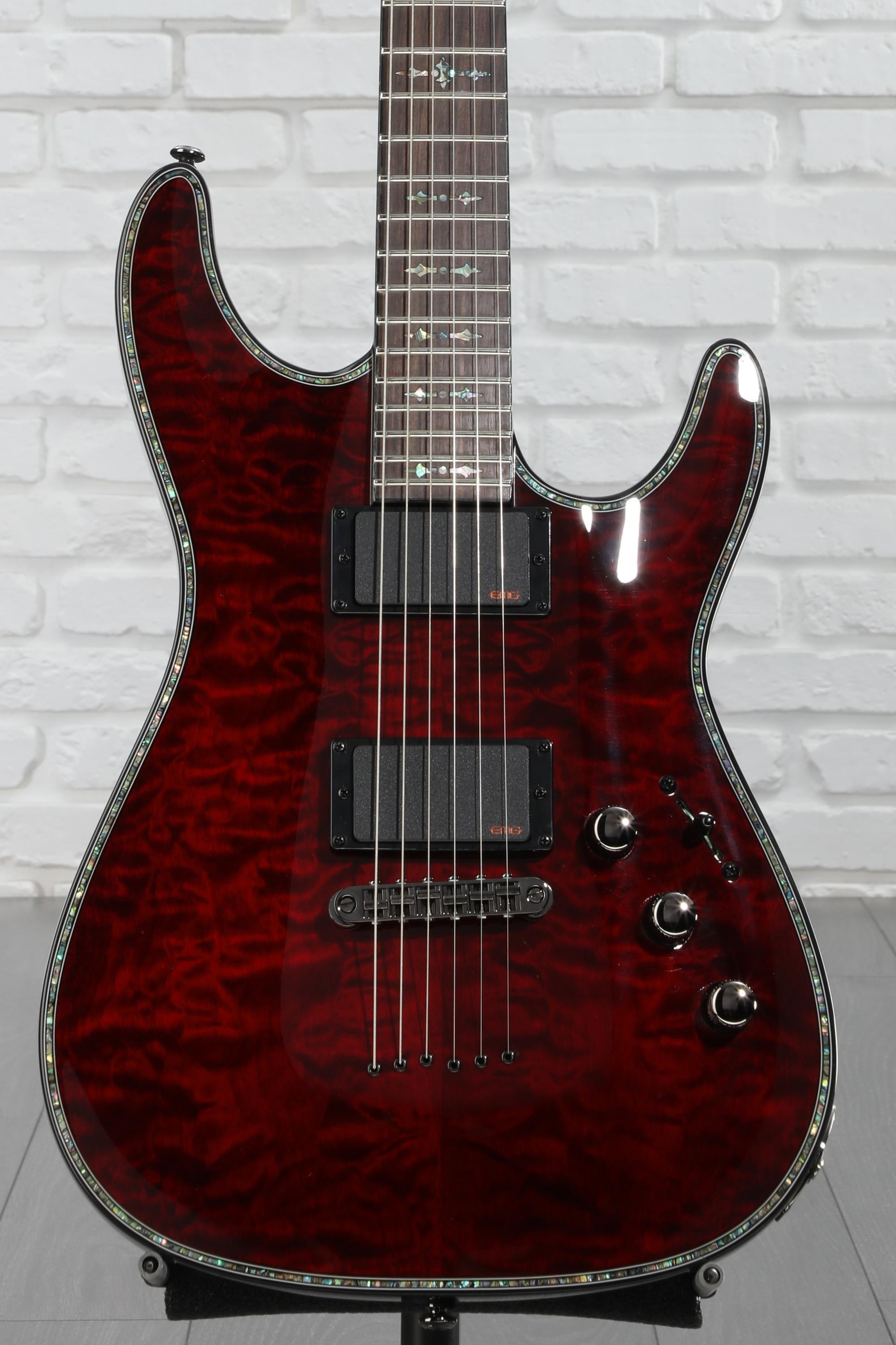 Schecter Hellraiser C-1 Electric Guitar - Black Cherry | Sweetwater