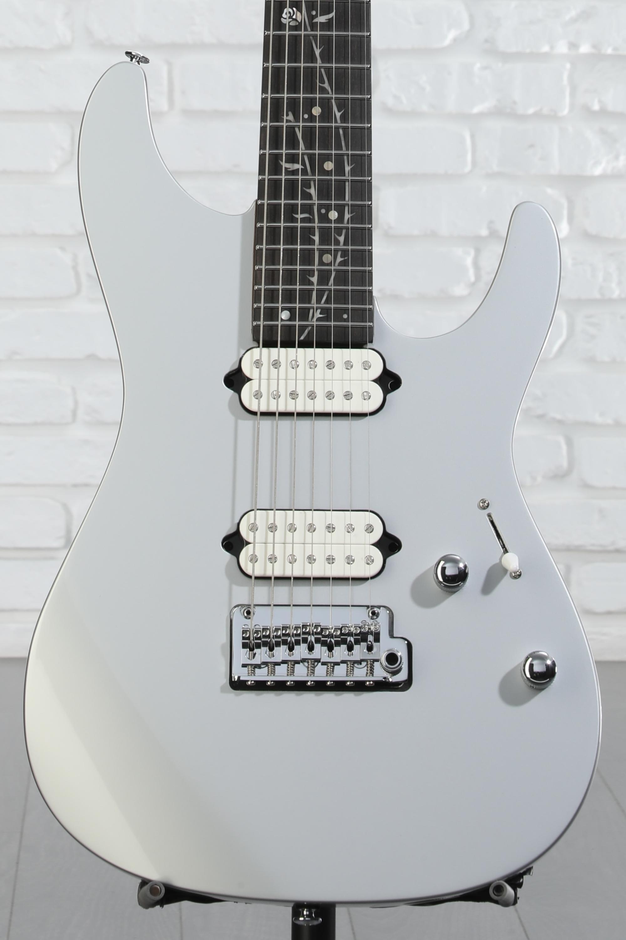 Ibanez TOD70 Tim Henson Signature 7-string Electric Guitar - Classic Silver