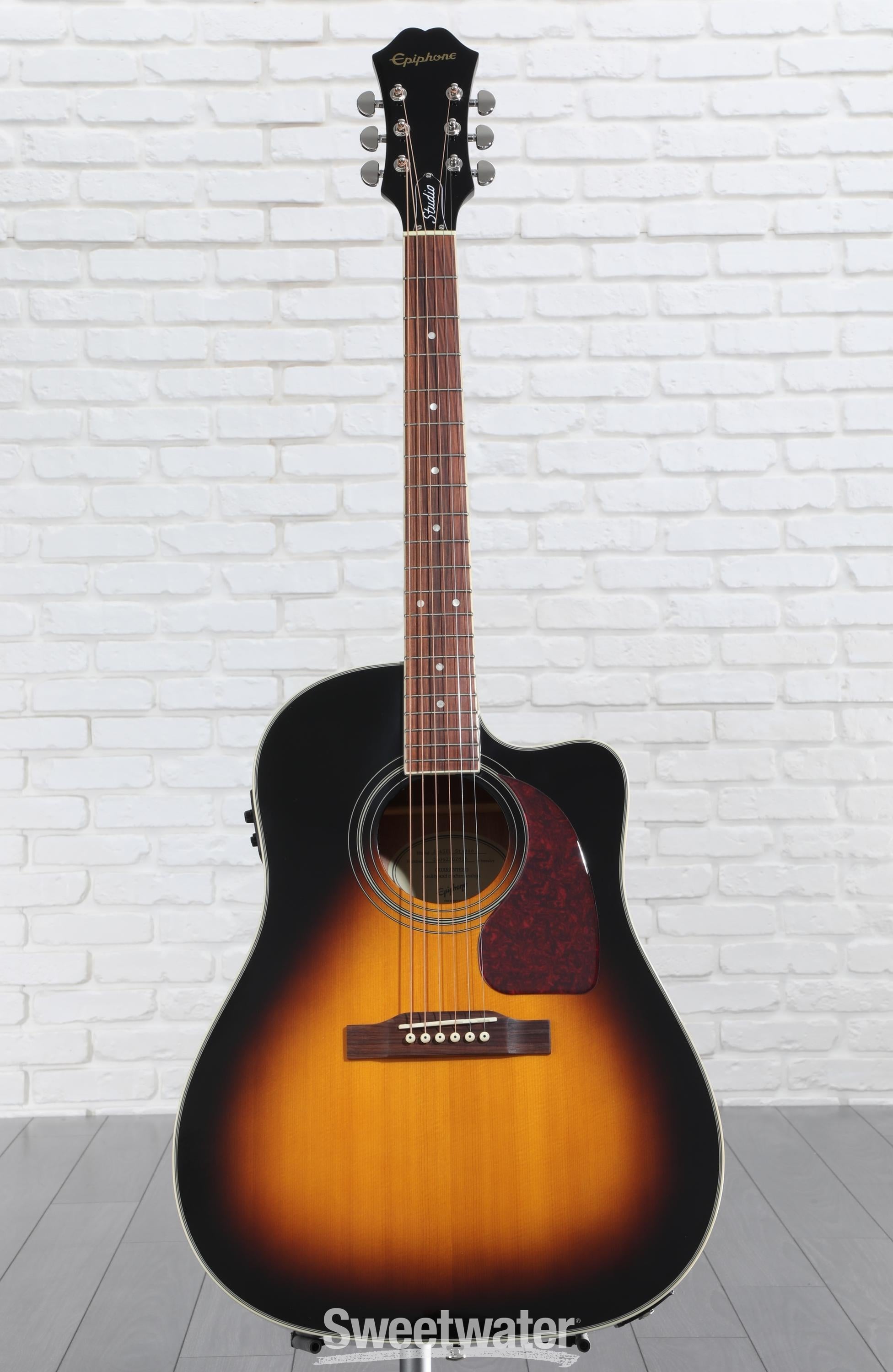 Epiphone J-45 EC Studio Acoustic-electric Guitar - Vintage Sunburst |  Sweetwater