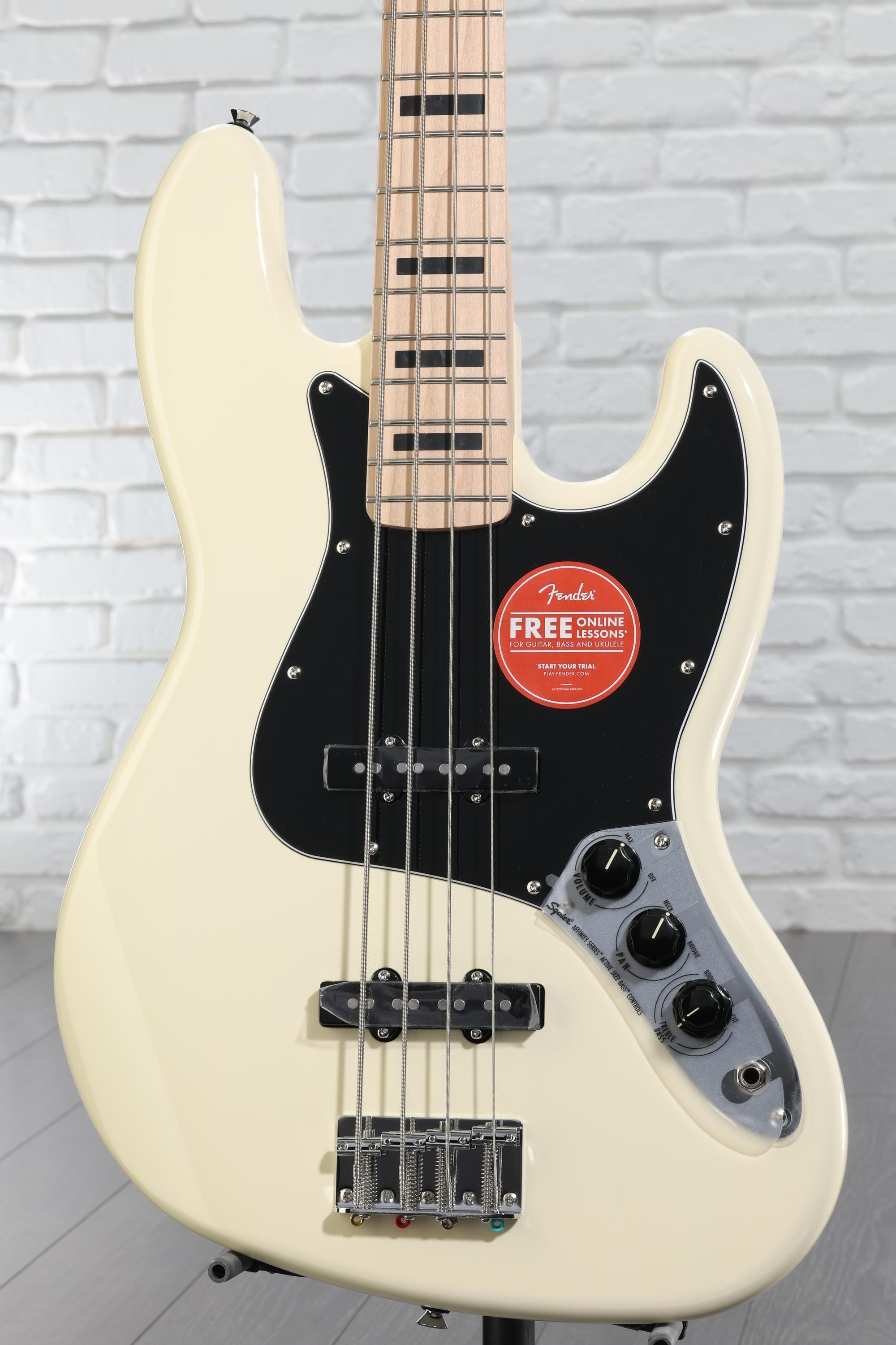 Squier Affinity Series Active Jazz Bass - Olympic White