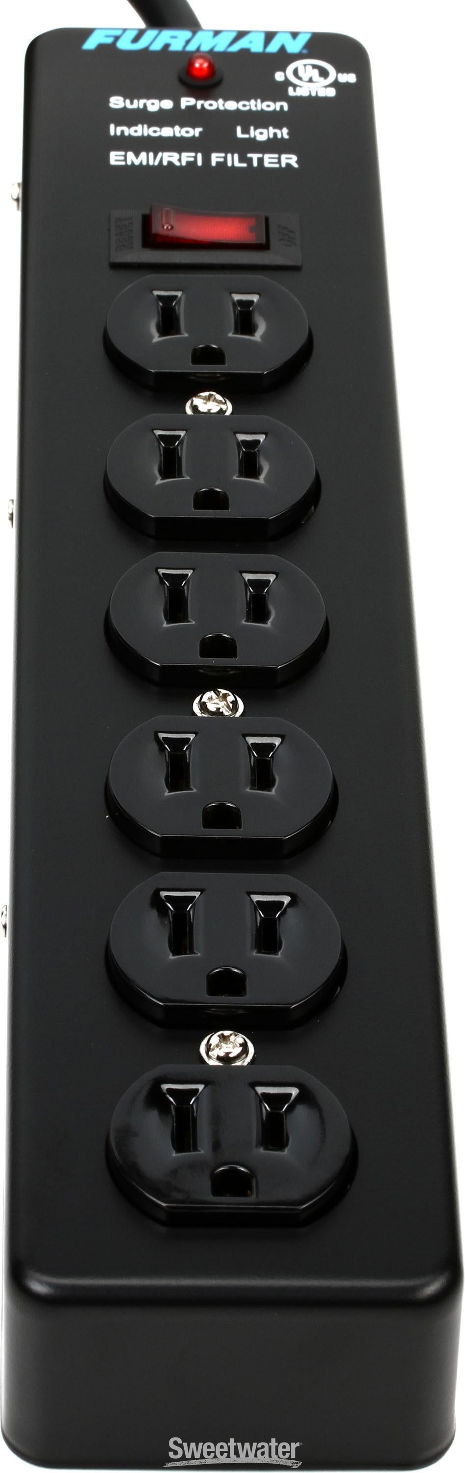 Furman SS-6 6-outlet Pro Surge Suppressor Strip | Sweetwater