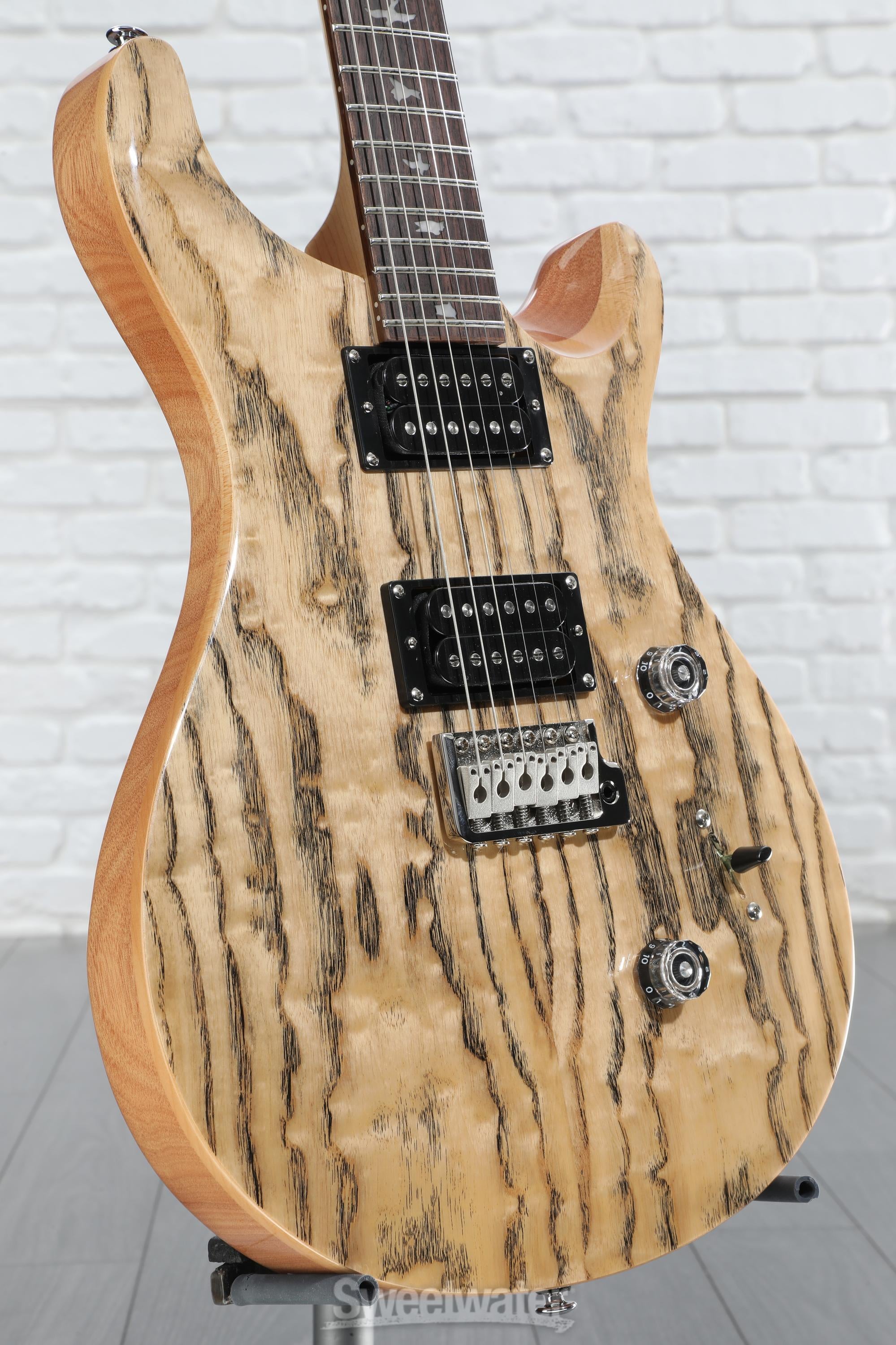 PRS SE Custom 24 Exotic Electric Guitar - Natural | Sweetwater