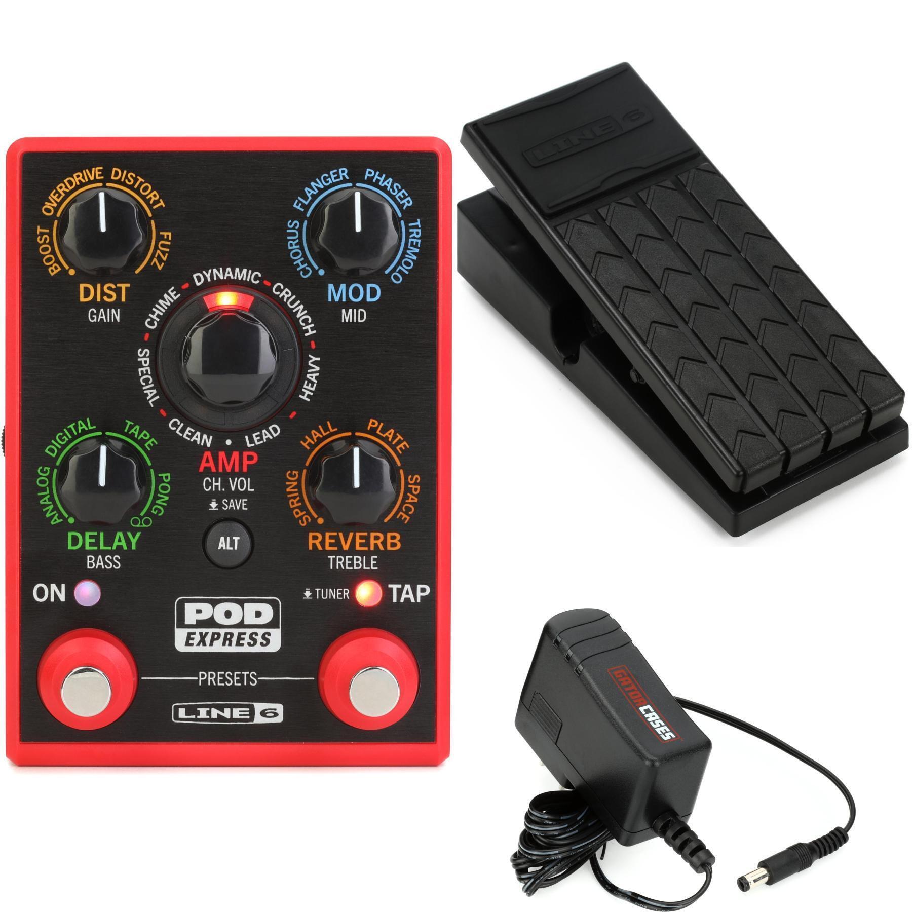 Line 6 POD Express Expression Pedal Bundle - Guitar