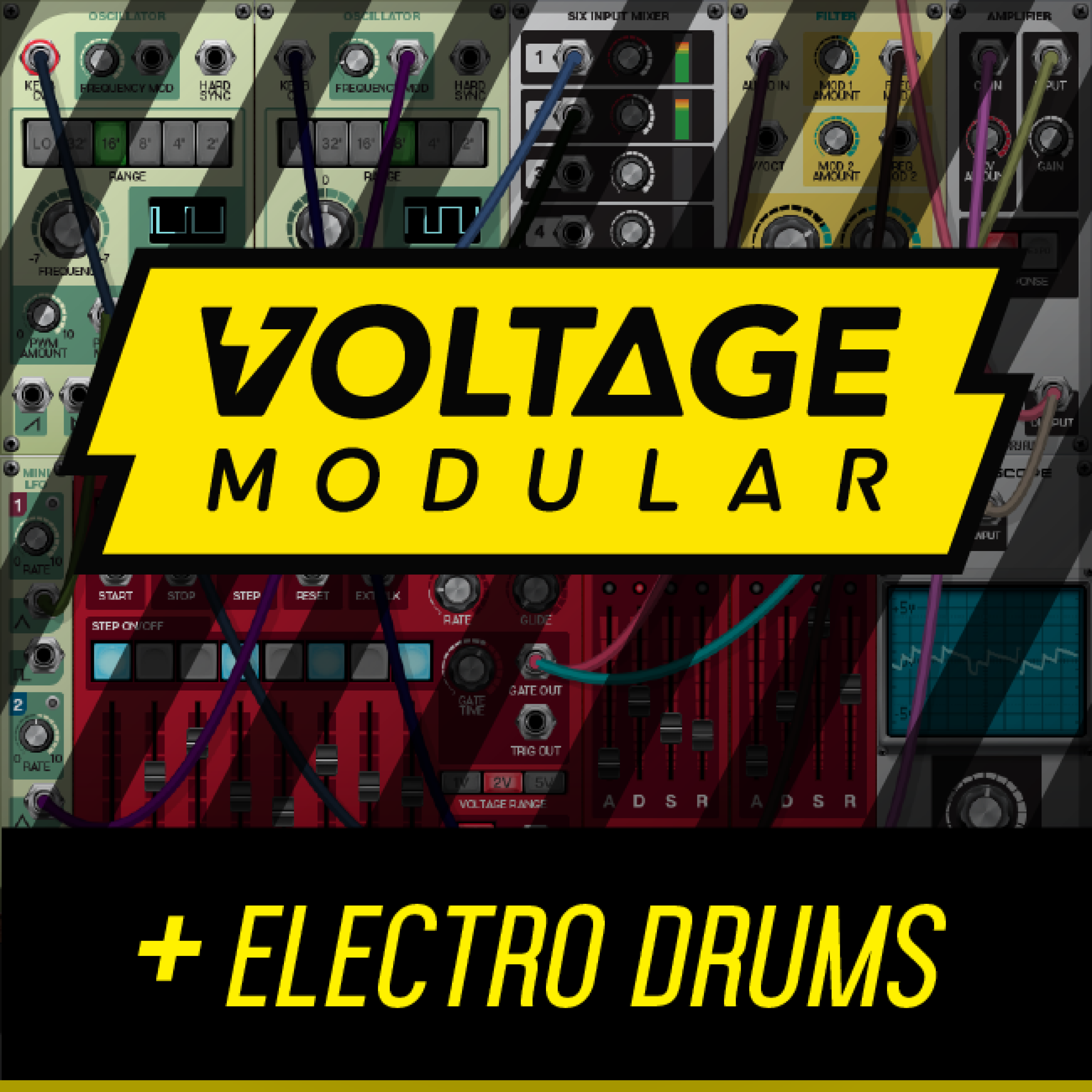 Photo of Cherry Audio Voltage Modular Core 2.0 + Electro Drums Virtual Instrument Software