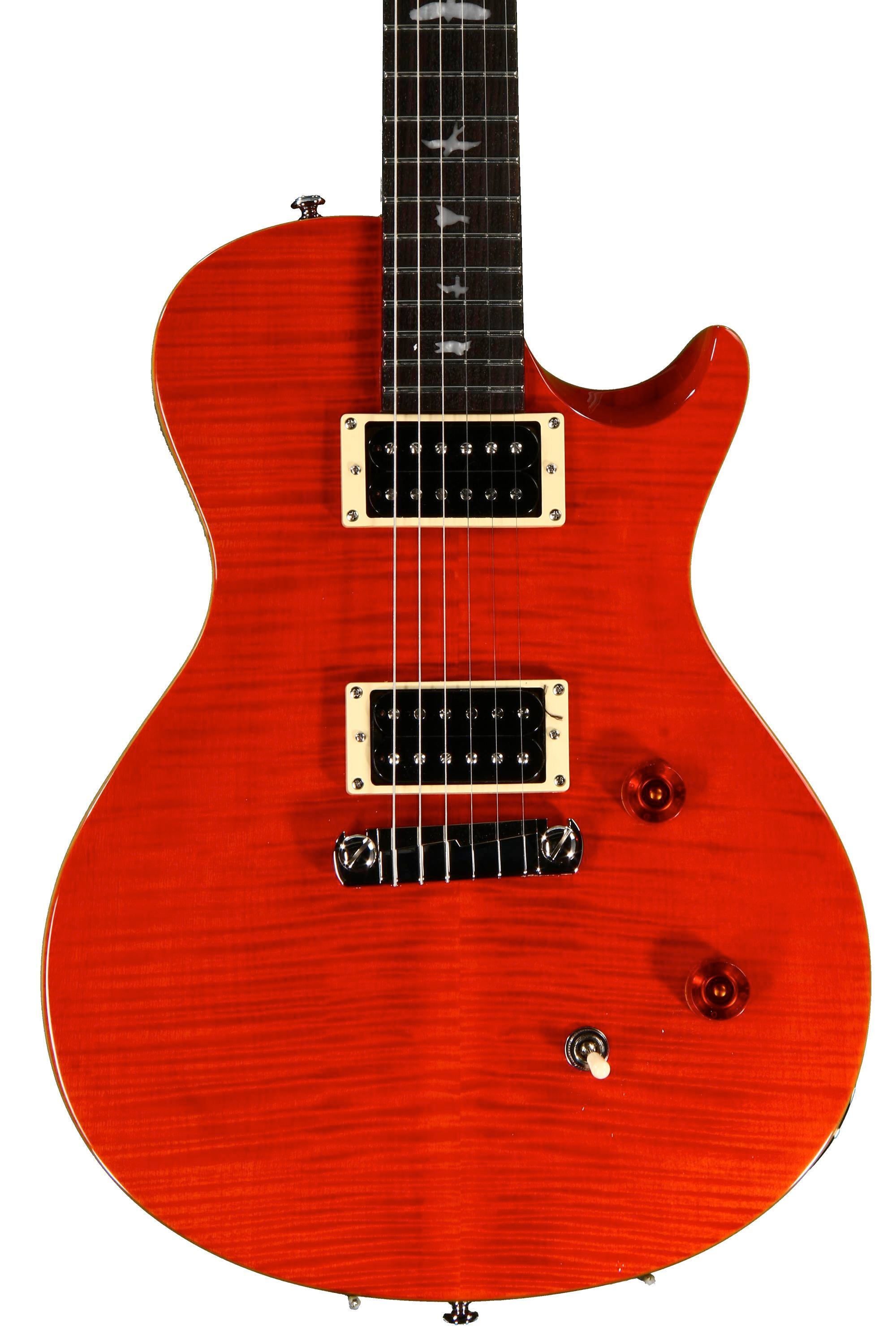 PRS SE Singlecut - Orange with Birds | Sweetwater