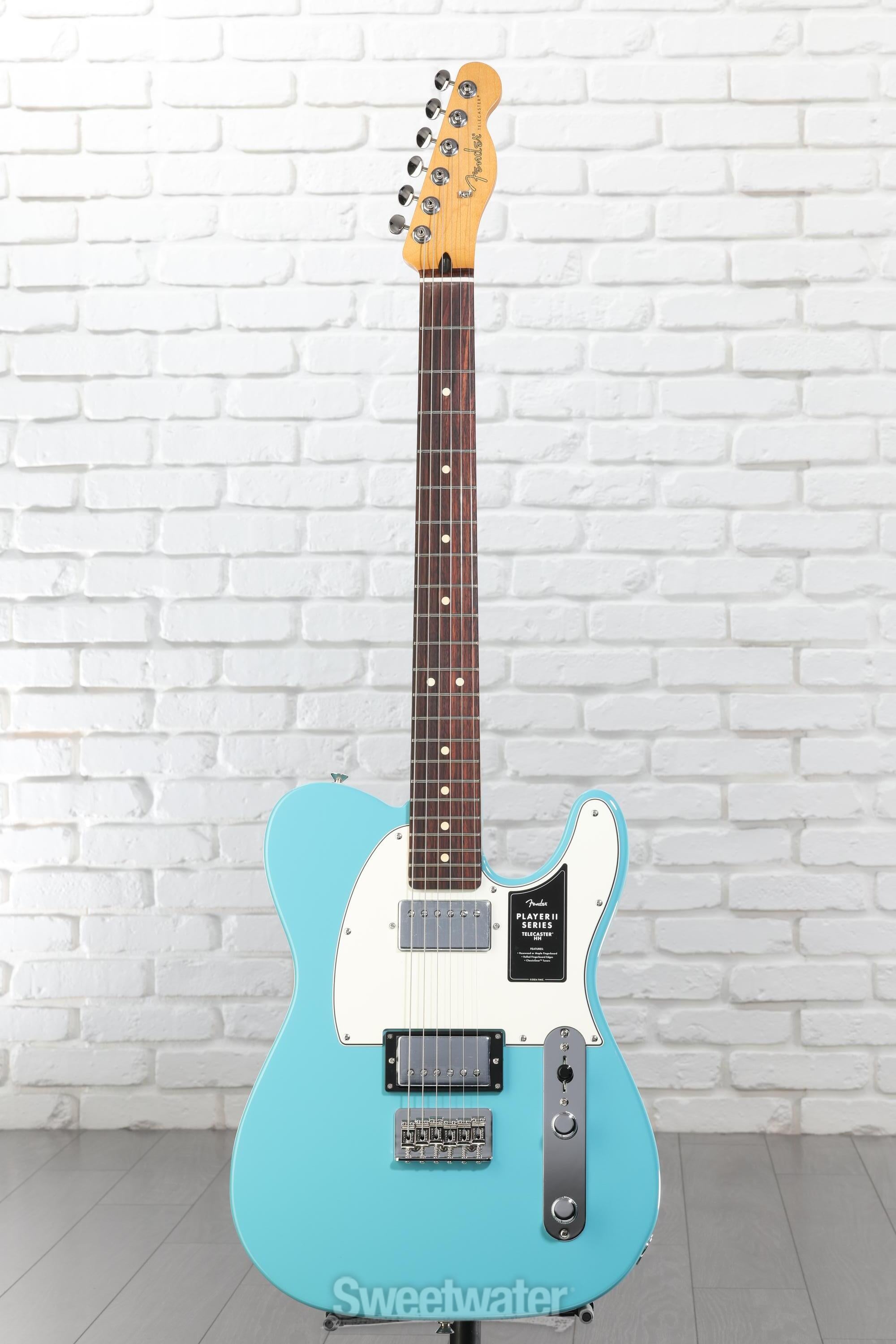 Fender Player II Telecaster HH Electric Guitar - Aquatone Blue