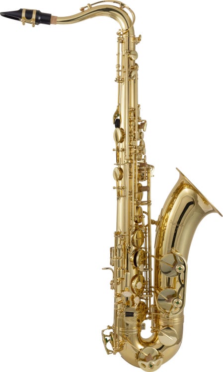 Professional Saxophone Soprano Saxophone in B-Flat One-Piece (Mark Six-Key  Type) Brass Sax Beginners Kit