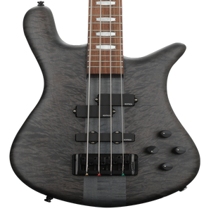 Spector Euro 4 LX Bass Guitar - Trans Black Stain Matte