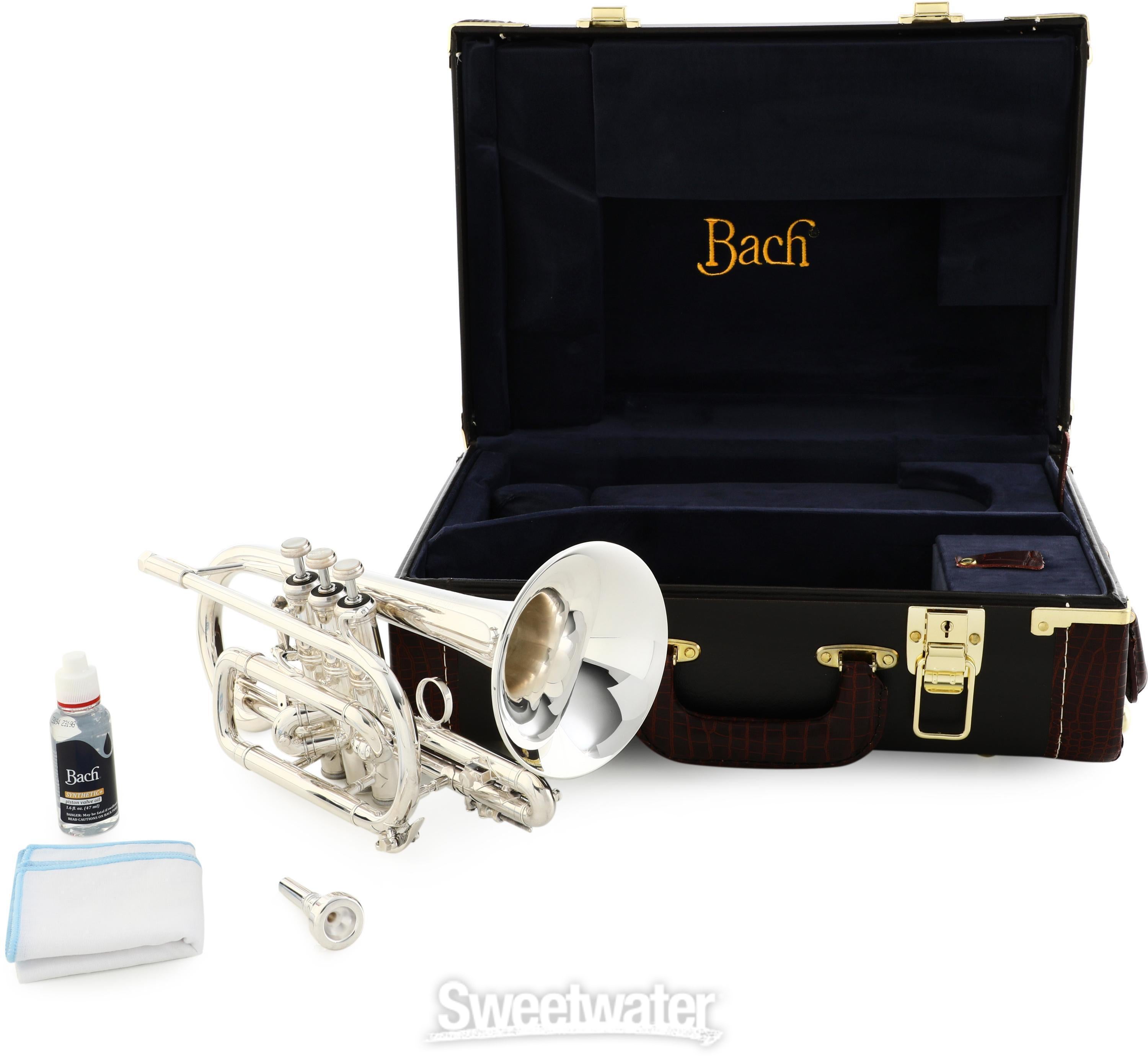 Bach 184SML Stradivarius Professional Bb Cornet - Silver-plated
