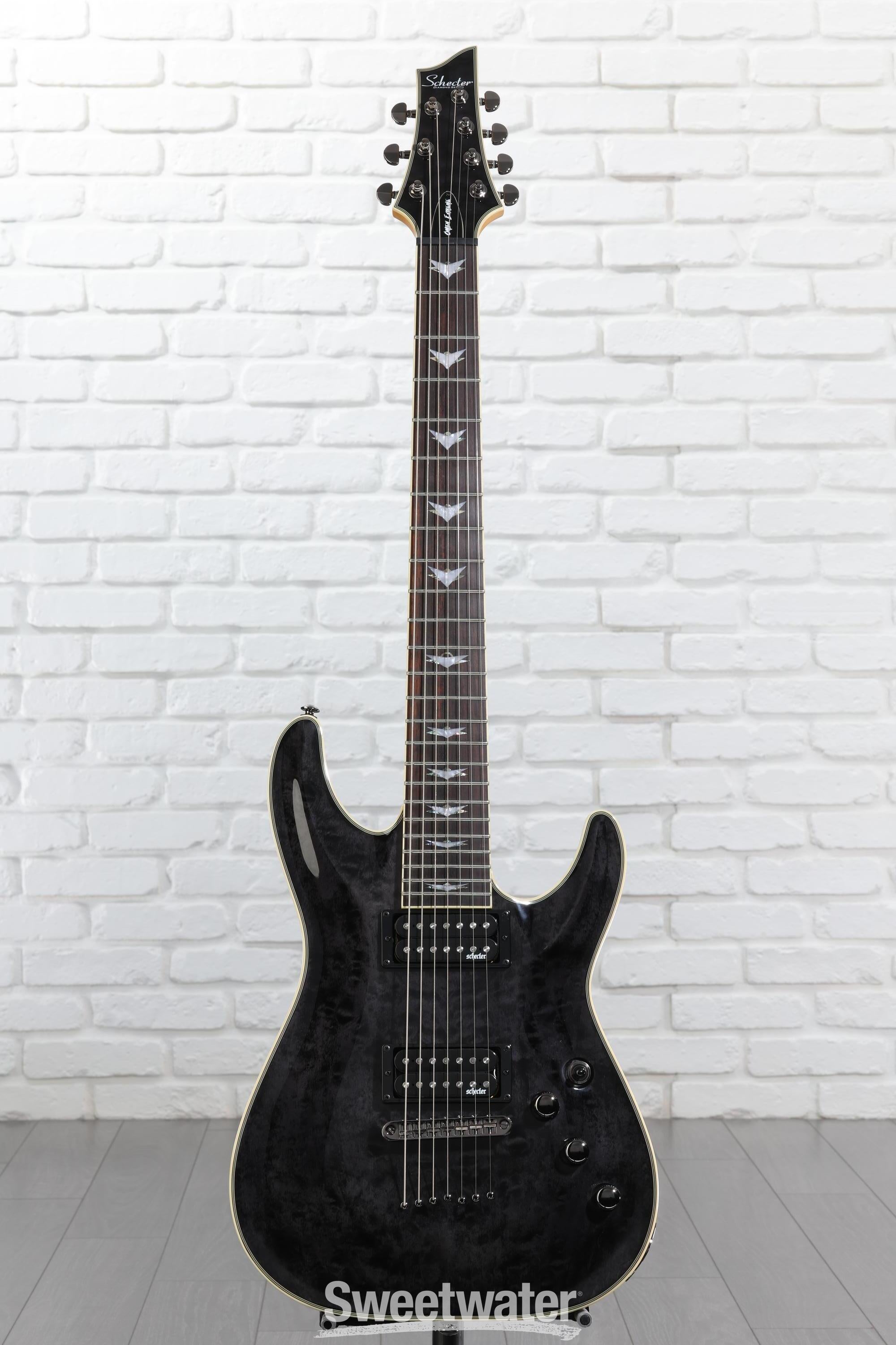 Schecter Omen Extreme-7 Electric Guitar - See Thru Black | Sweetwater
