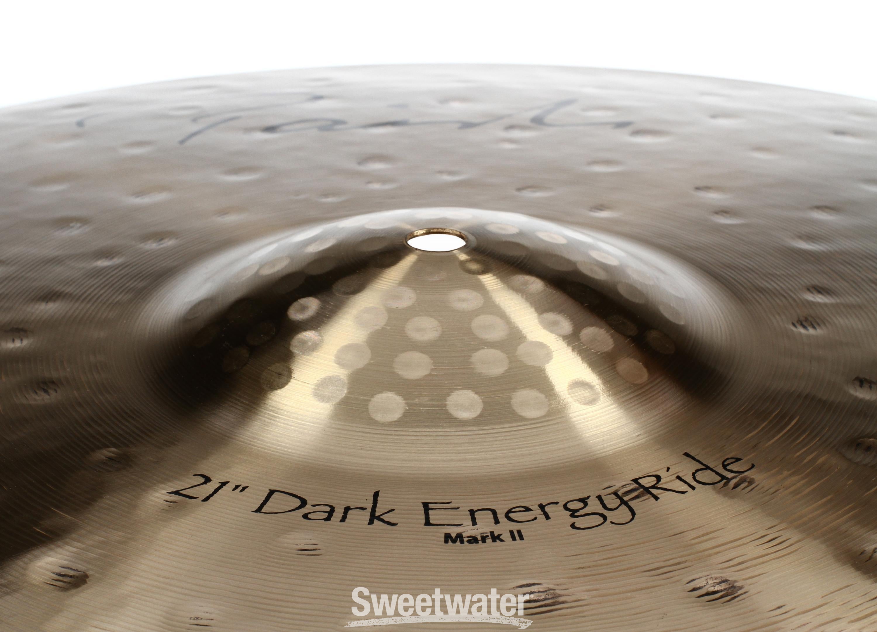 Paiste 21 inch Signature Dark Energy Ride Mk II Cymbal | Sweetwater