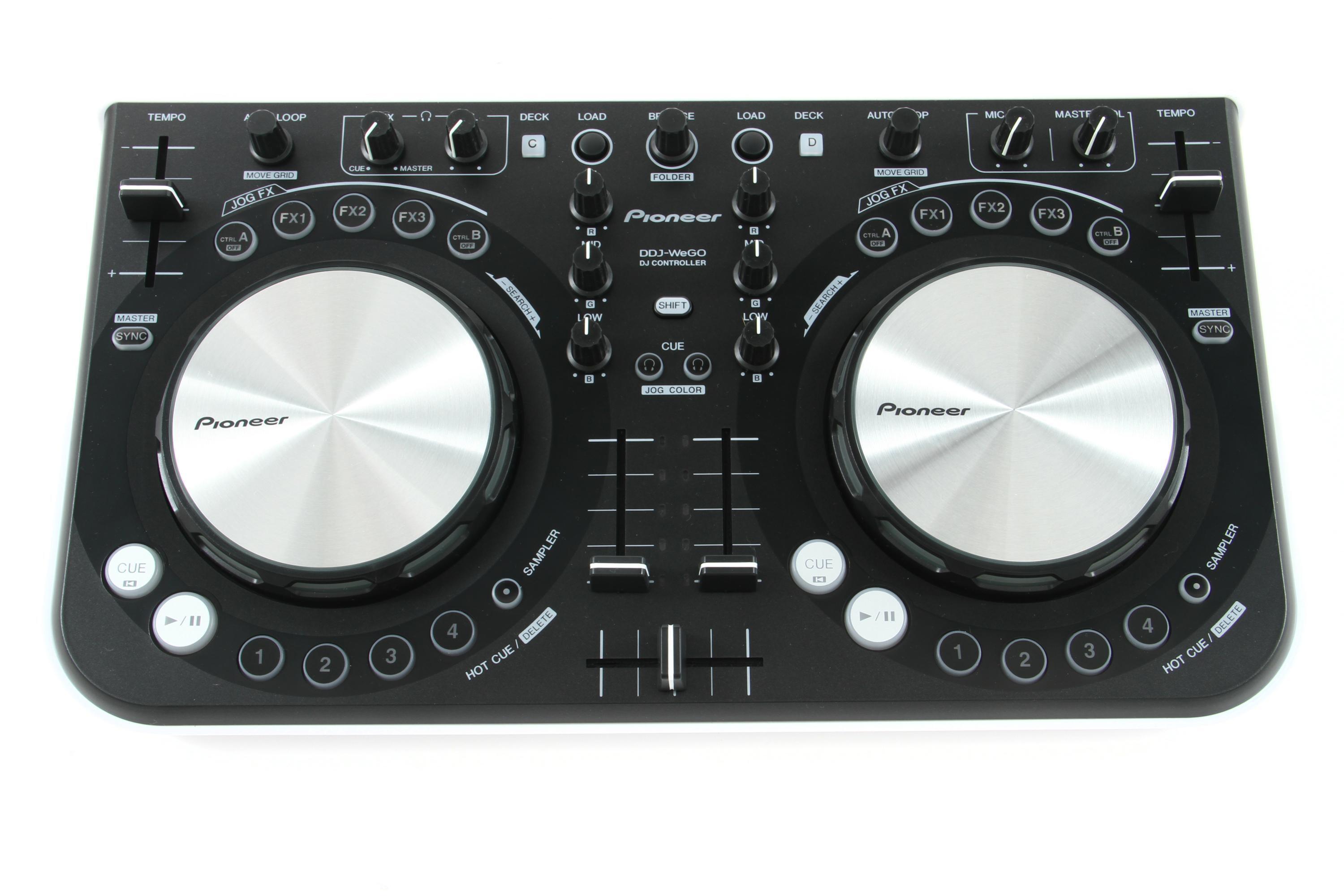 Pioneer DJ DDJ-WeGO Compact DJ Controller - White
