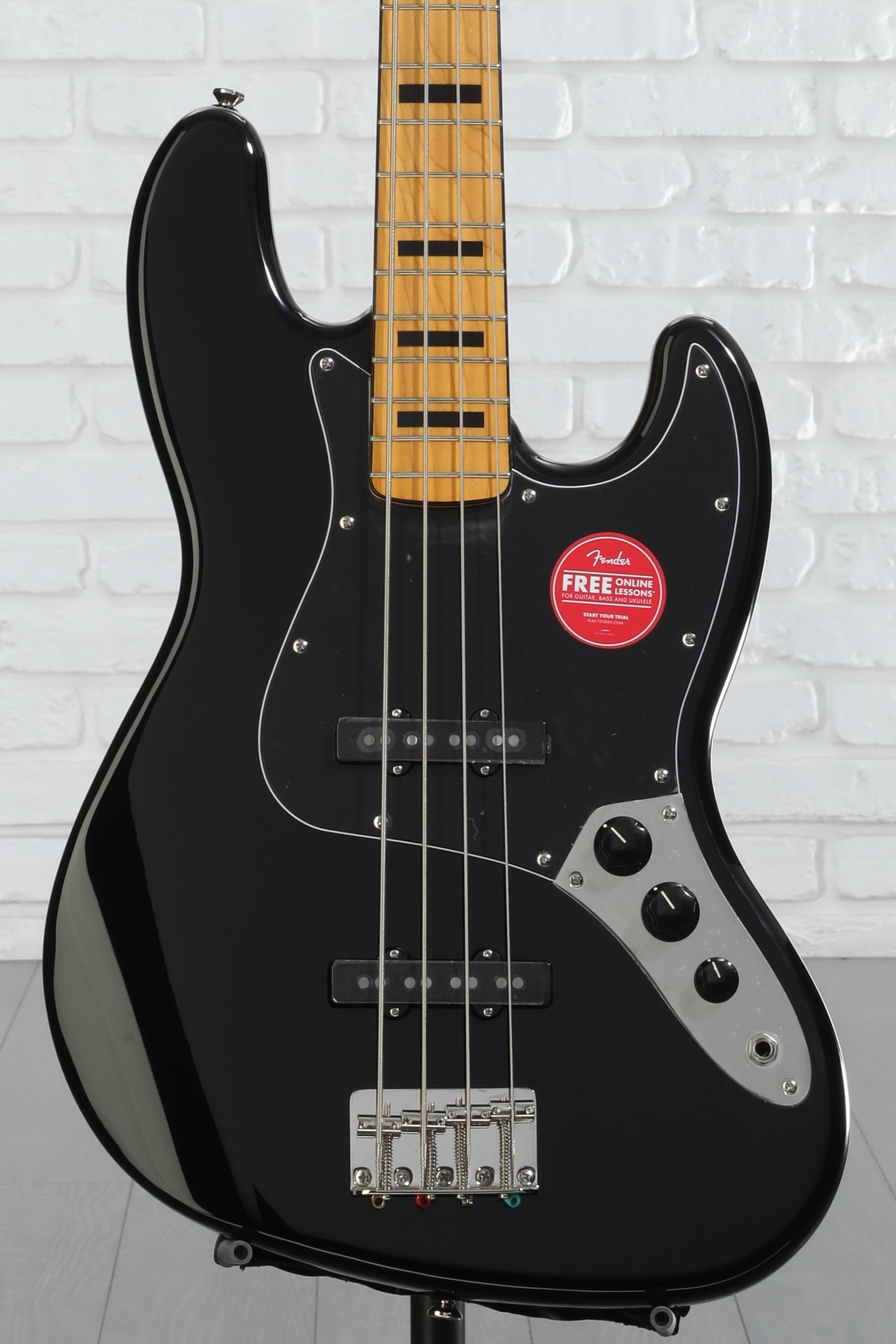 Squier Classic Vibe '70s Jazz Bass - Black | Sweetwater