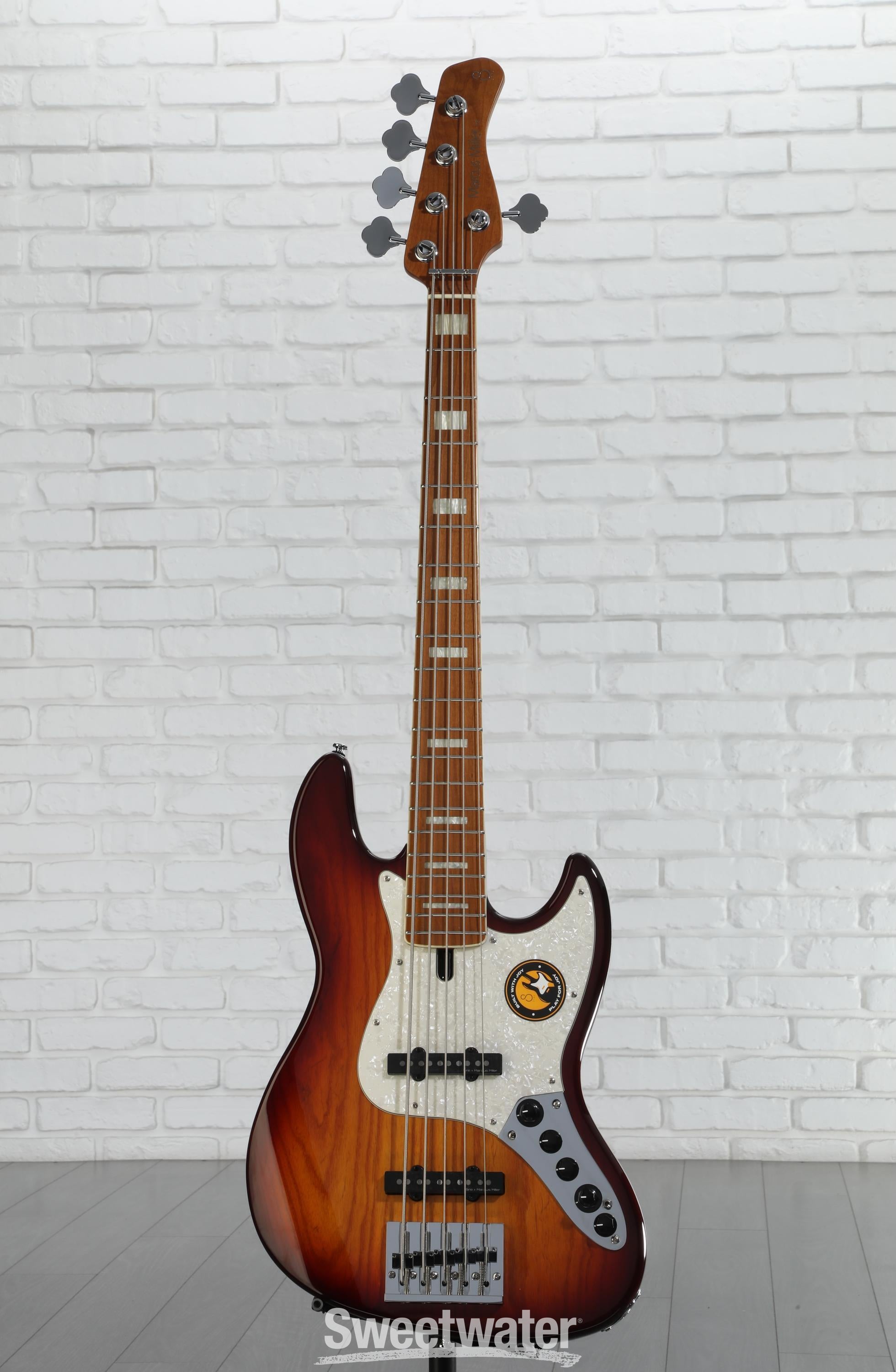 Sire Marcus Miller V8 5-string Bass Guitar - Tobacco Sunburst