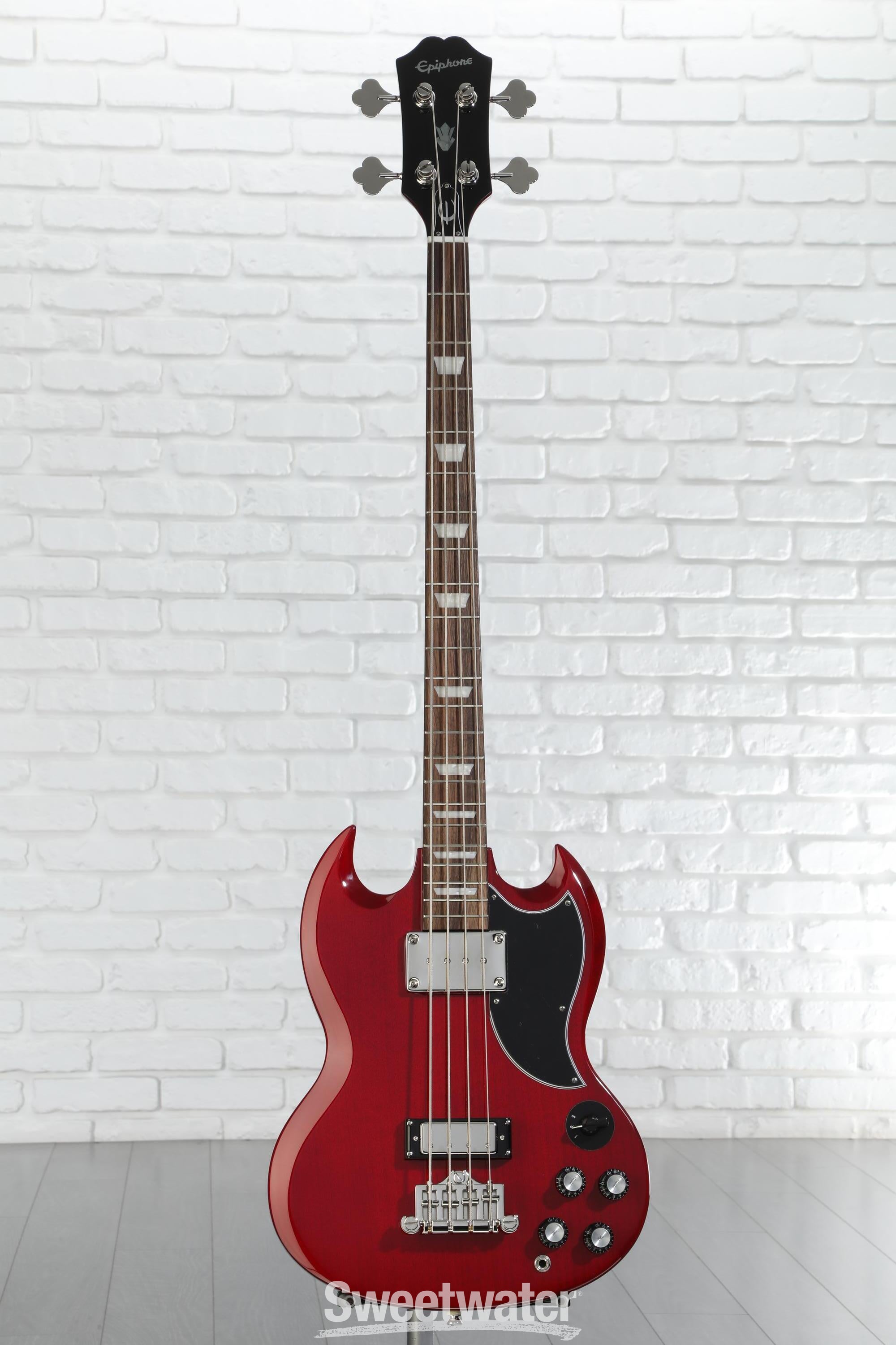 Epiphone EB-3 Bass Guitar - Cherry | Sweetwater