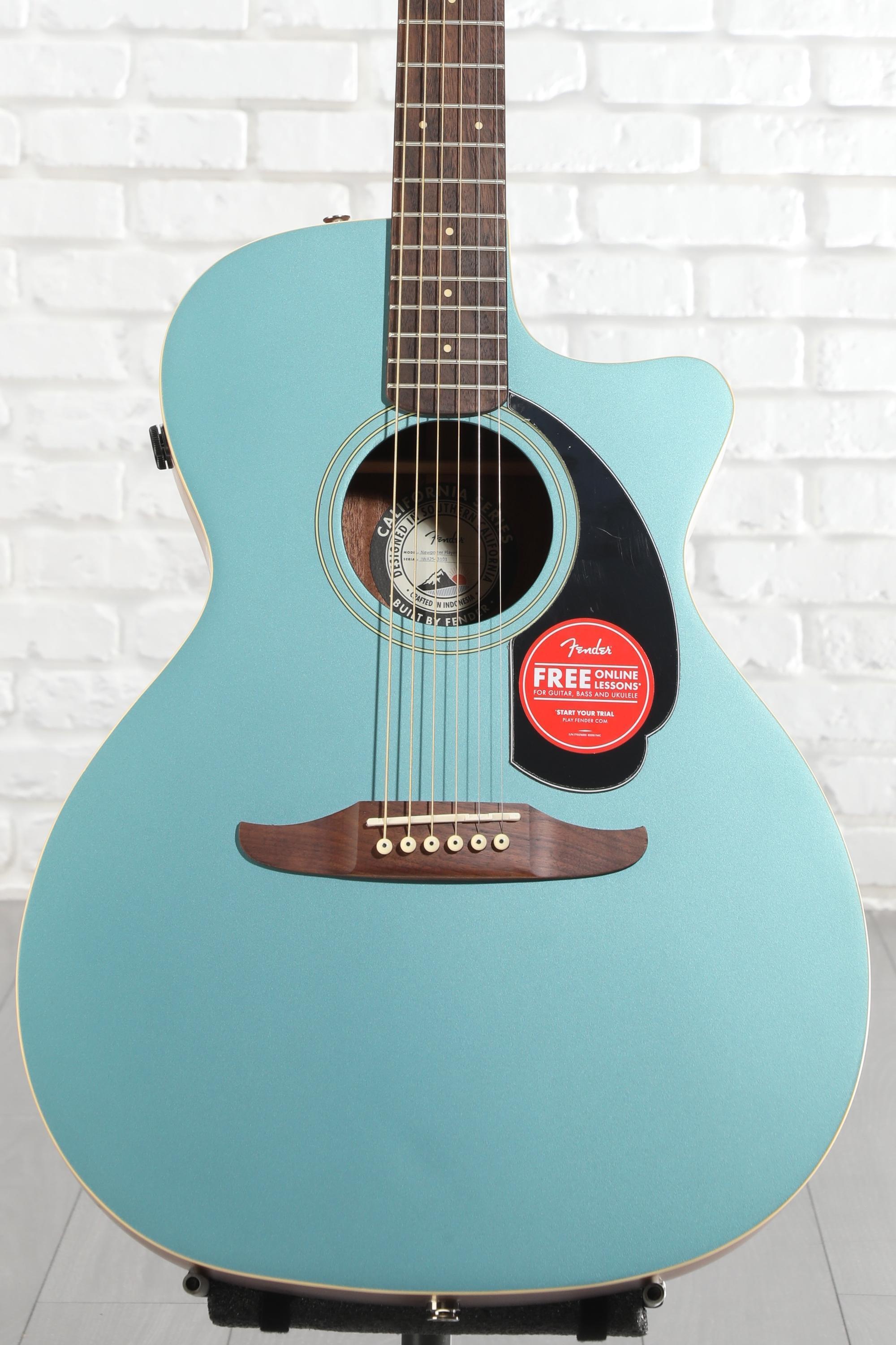 Fender Newporter Player Acoustic-electric Guitar - Tidepool