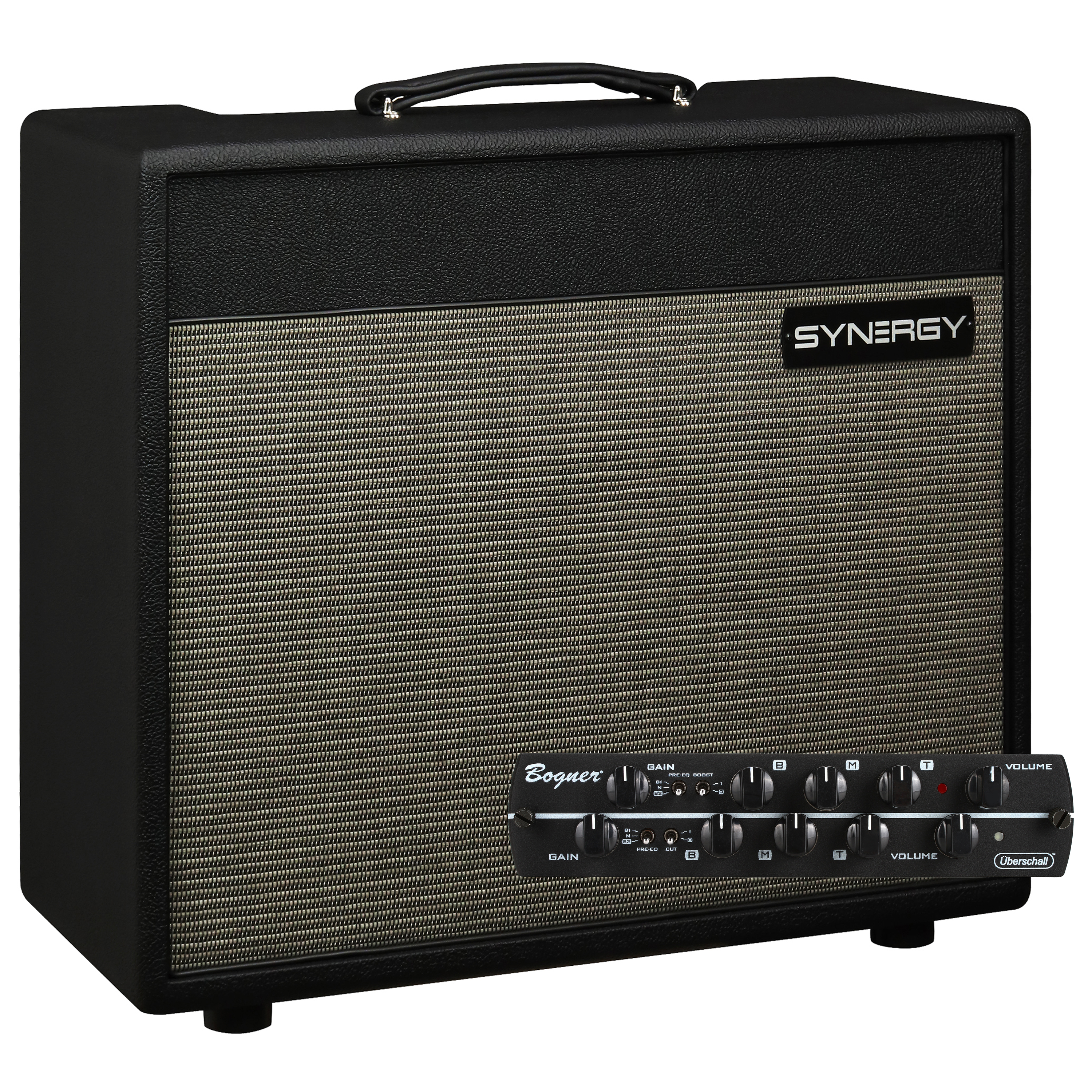 Photo of Synergy SYN-20IR 20-watt, 1 x 12-inch Combo Amplifier with Bogner Uberschall 2-channel Preamp Module - Black
