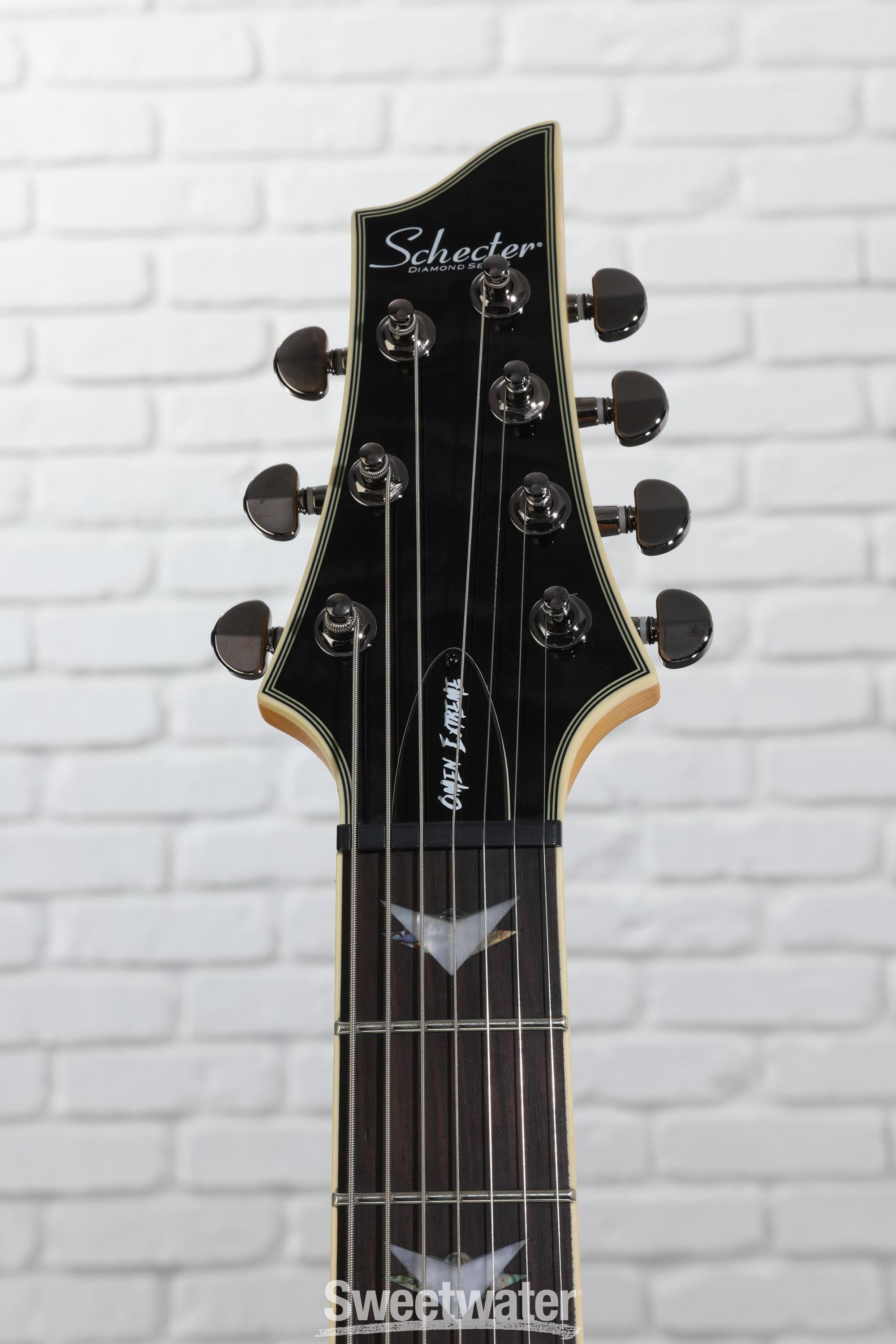 Schecter Omen Extreme-7 Electric Guitar - See Thru Black | Sweetwater