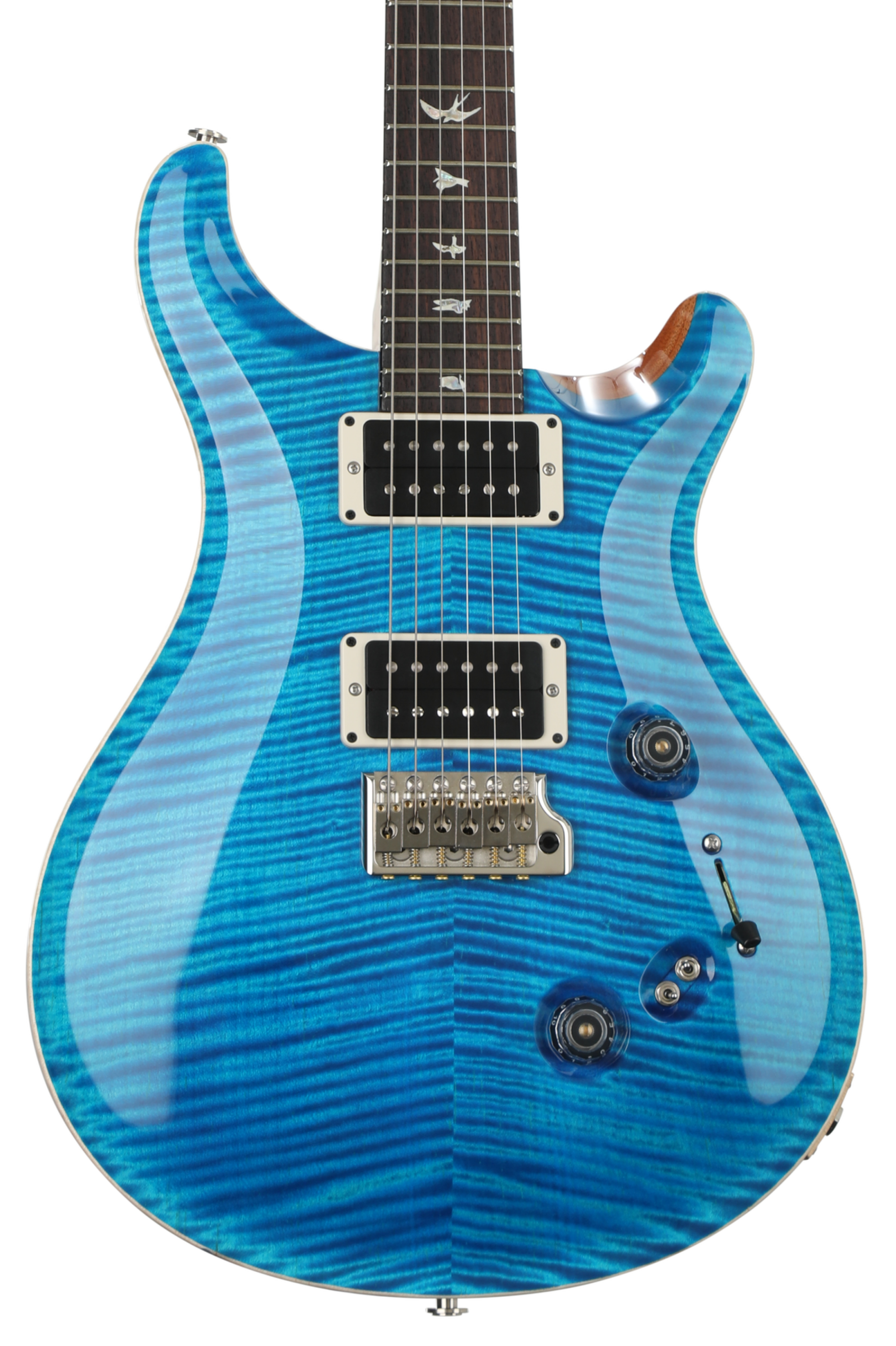 PRS Custom 24-08 Electric Guitar with Pattern Regular Neck - Aquamarine  10-Top | Sweetwater