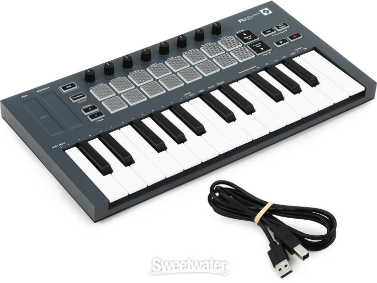 Novation FLkey Mini - Controlador MIDI de 25 Teclas para FL Studio, F&M  Soluciones