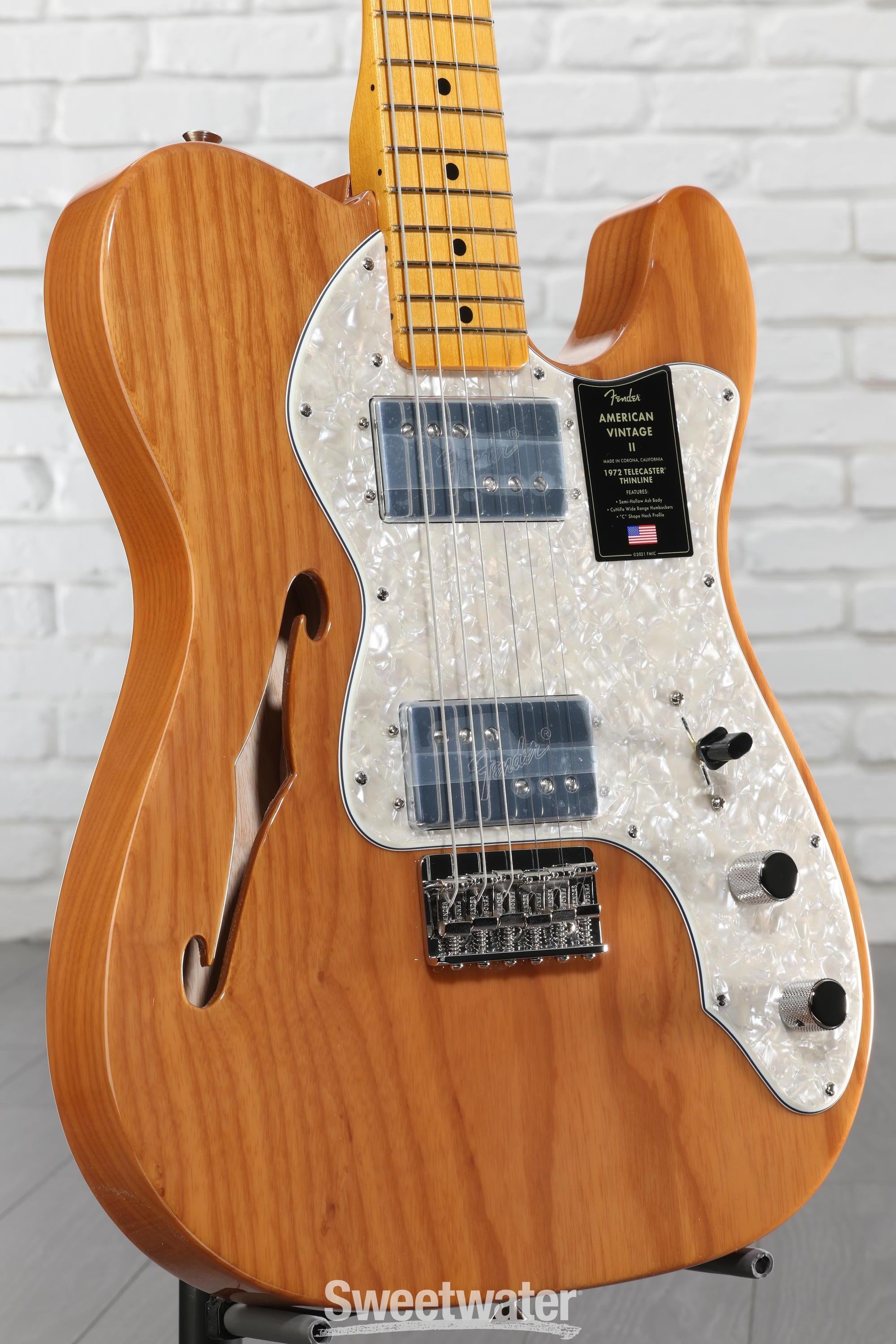 Fender American Vintage II 1972 Telecaster Thinline Electric