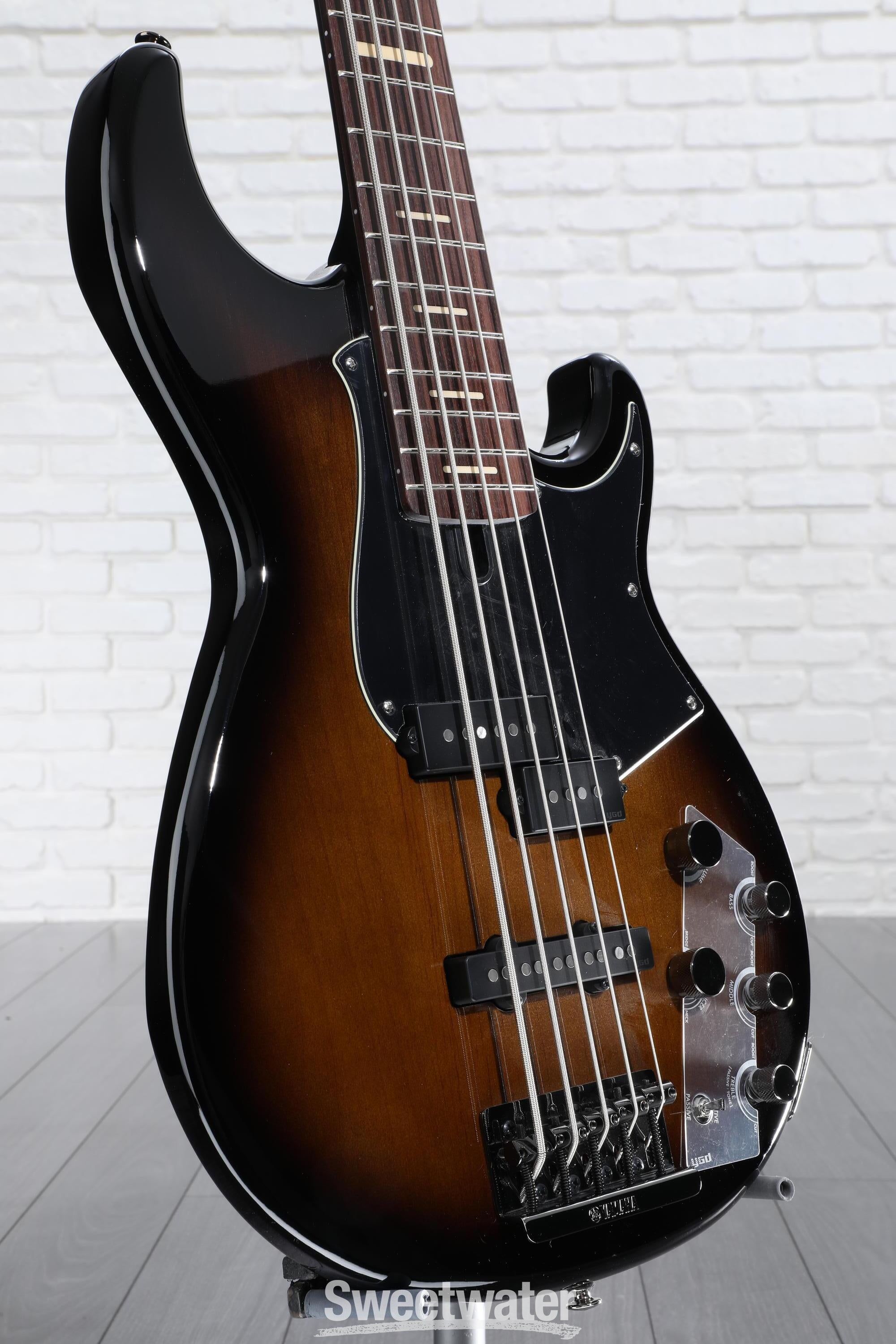 Yamaha BB735A 5-string Bass Guitar - Dark Coffee Sunburst | Sweetwater