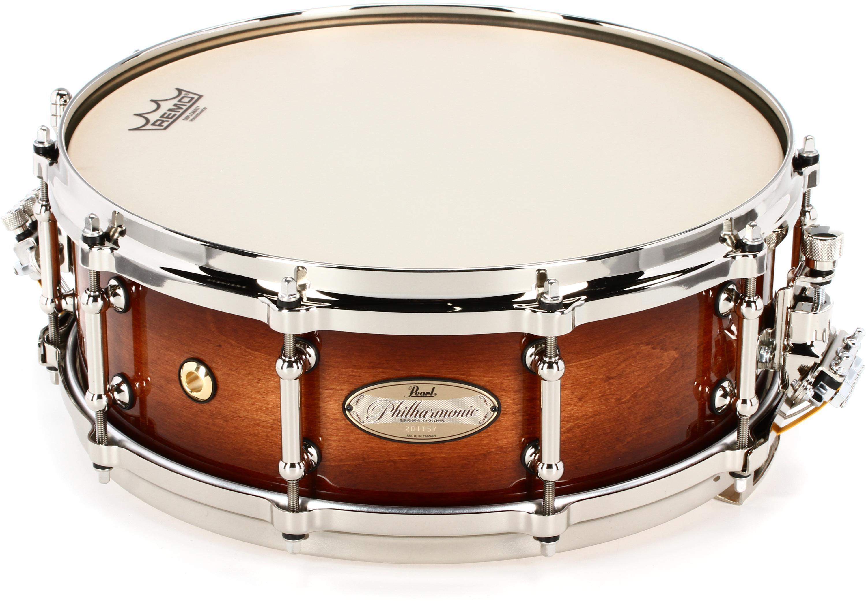 Pearl Pearl Philharmonic Concert Snare Drum in Maple High Gloss Walnut  14X5in