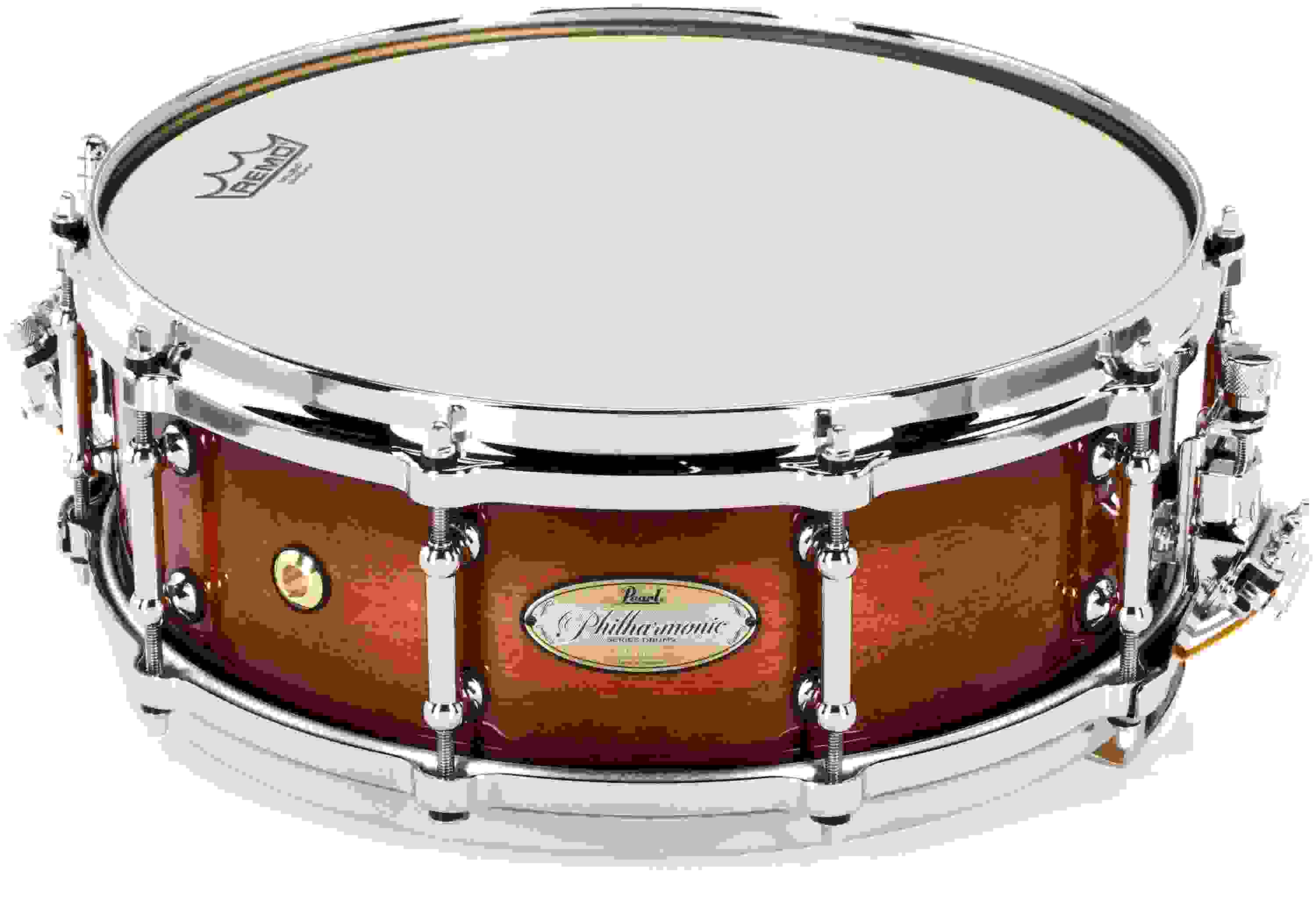 Pearl Philharmonic Snare Drum 5-inch x 14-inch - Gloss Barnwood Brown