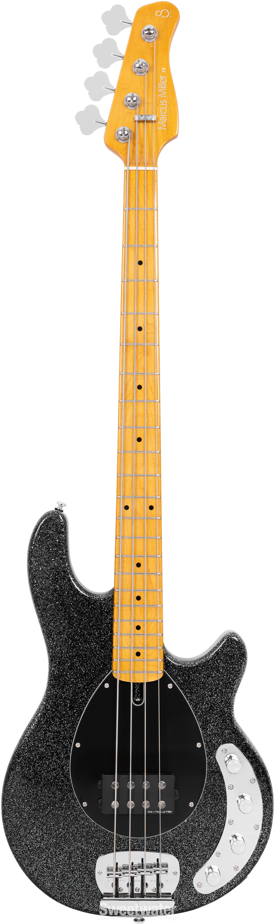 Sire Marcus Miller Z3 4-string Bass Guitar - Sparkle Black 