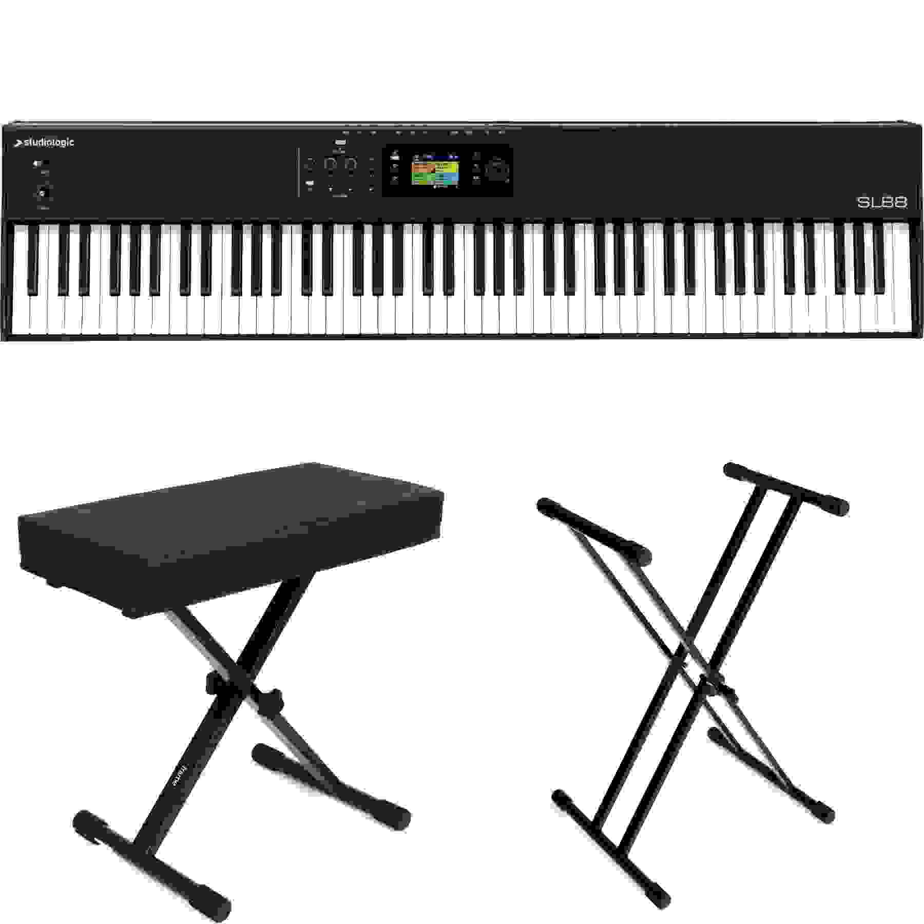Studiologic SL88 MK2 88-key MIDI Keyboard Controller Essentials Bundle