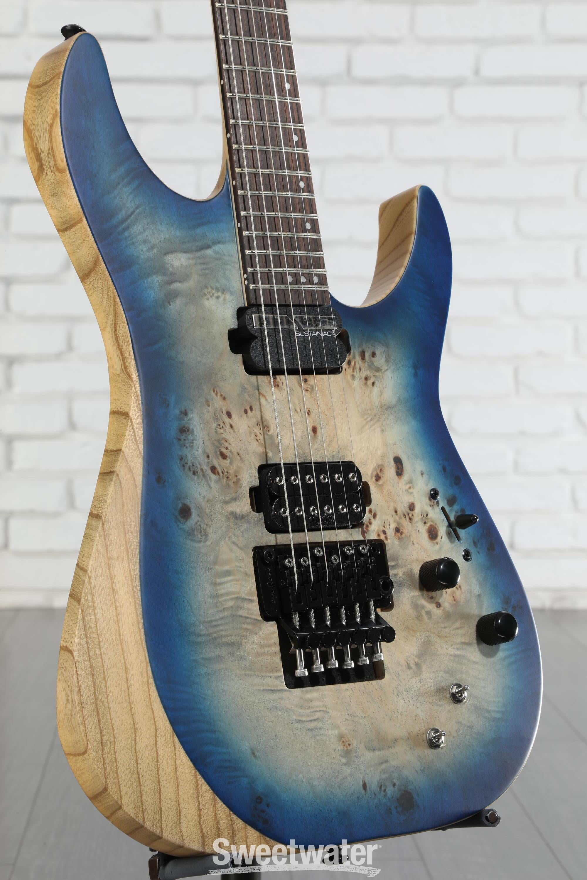 Schecter Reaper-6 FR-S - Satin Sky Burst Reviews | Sweetwater