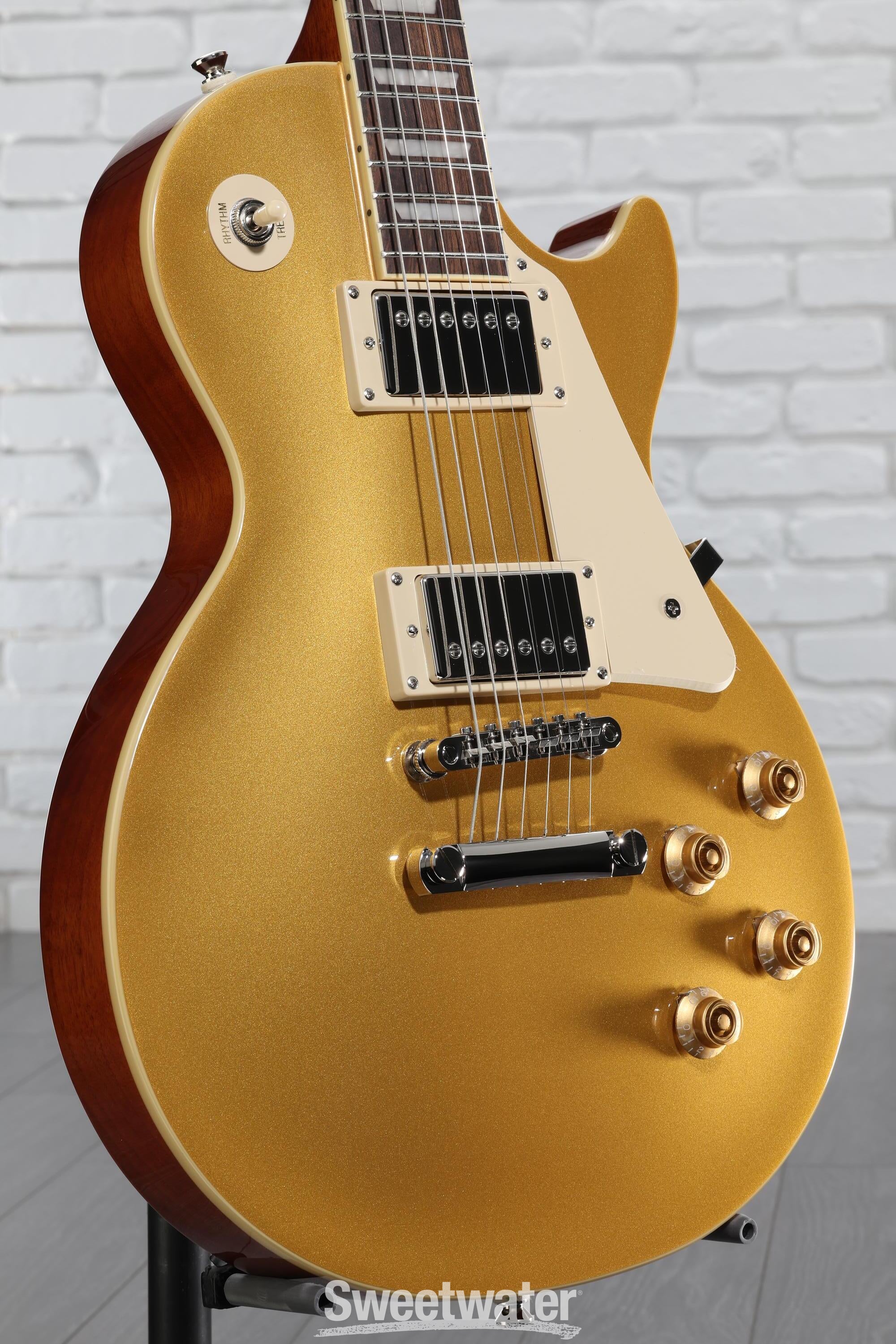 ソフトケース付 EPIPHONE les paul standard gold
