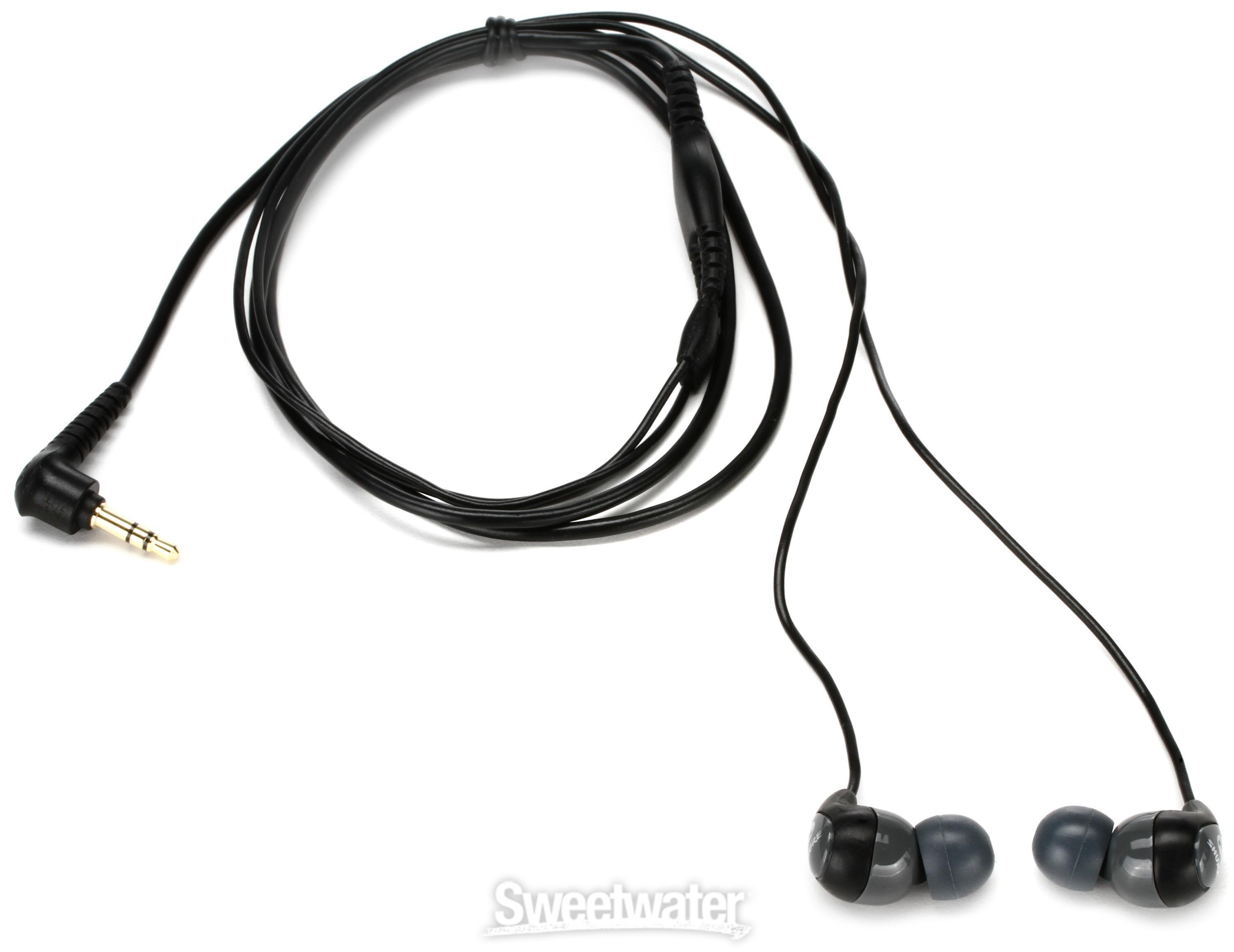 Shure SE112 Sound Isolating Earphones - Black | Sweetwater