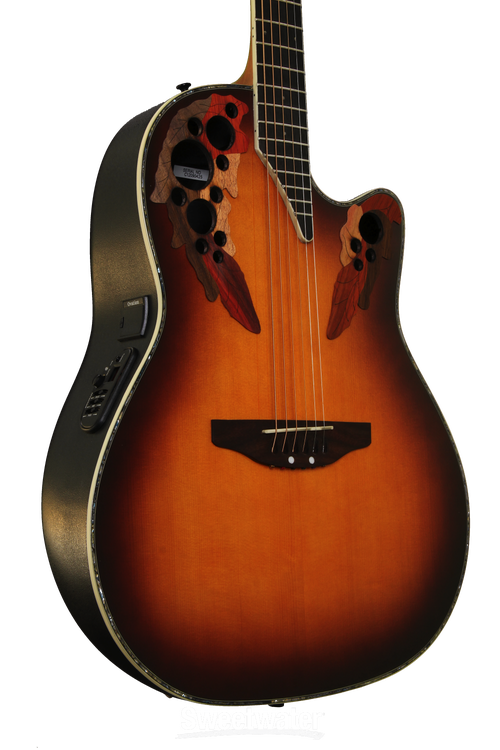 Ovation CC49S Celebrity Deluxe -Deep Countour, Vintage Amber