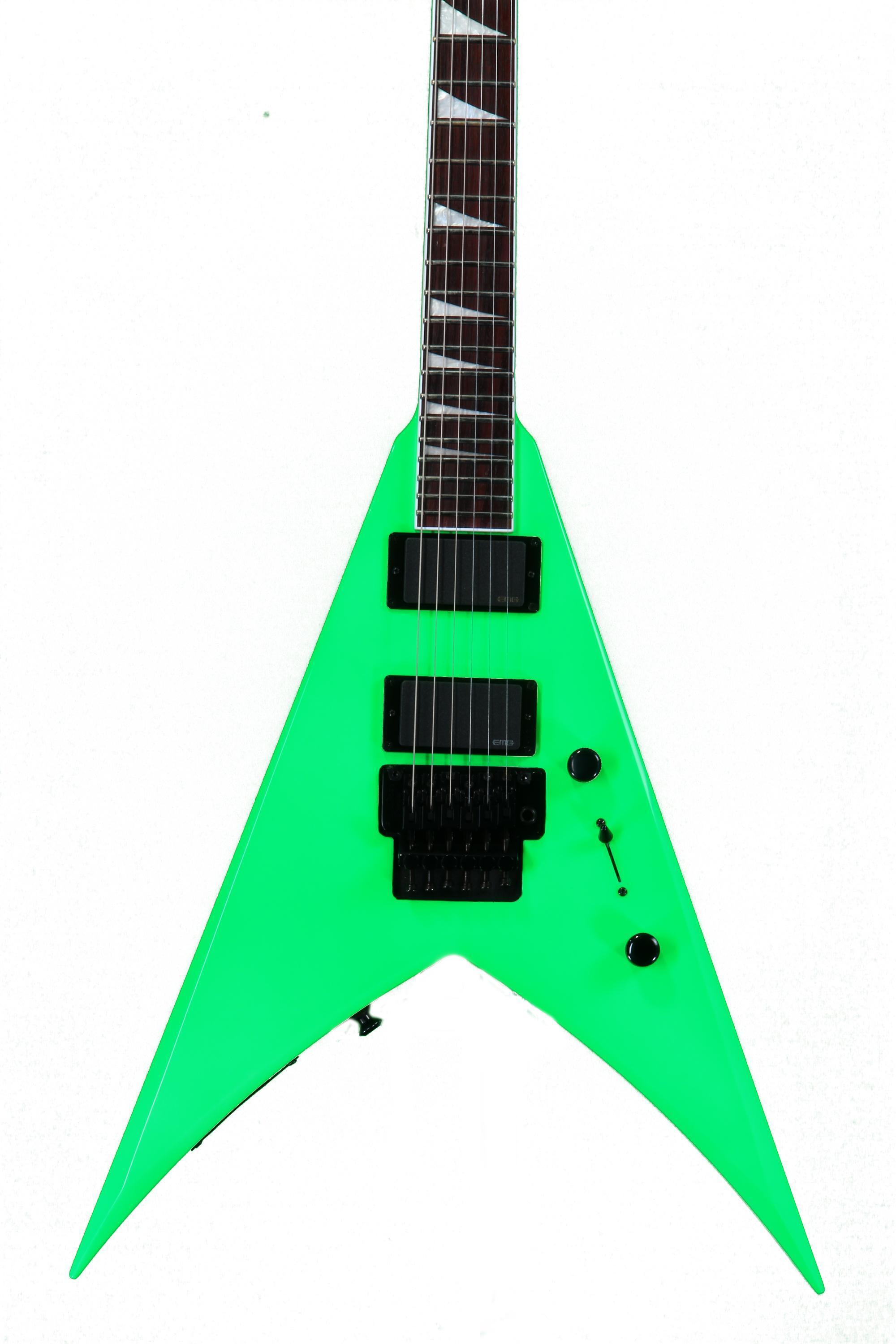 ギター kingkongs Jackson King V KVXMG - Kawasabi Green | Sweetwater
