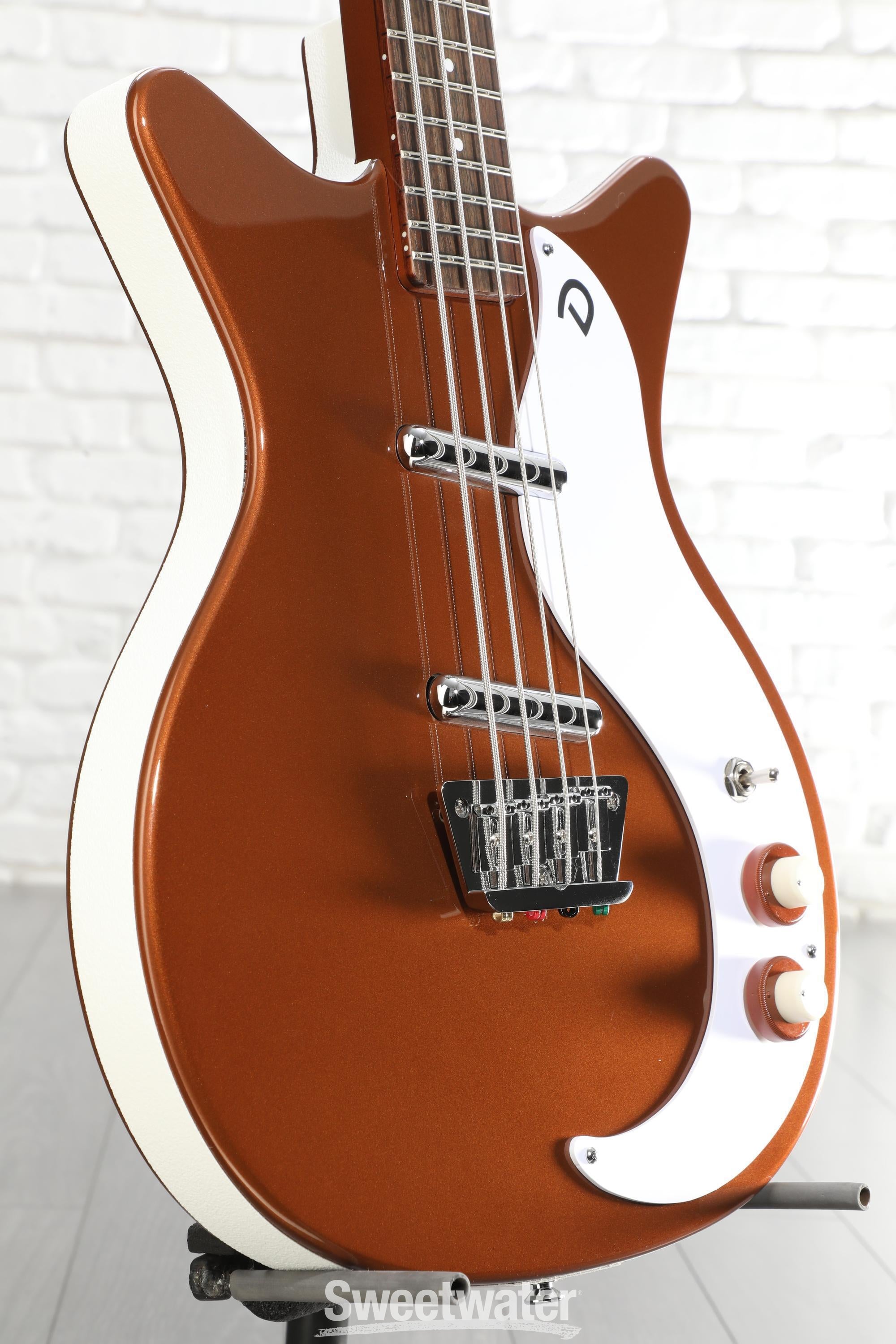 Danelectro '59DC Short Scale Bass Guitar - Copper | Sweetwater